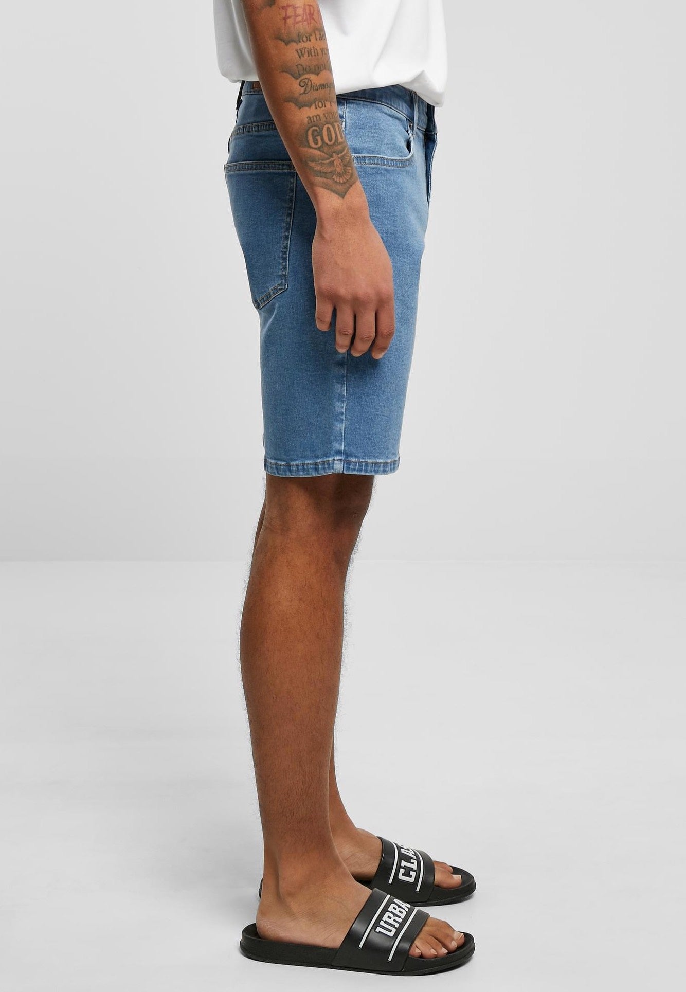 Urban Classics - Relaxed Fit Jeans Light Blue Washed - Shorts | Men-Image