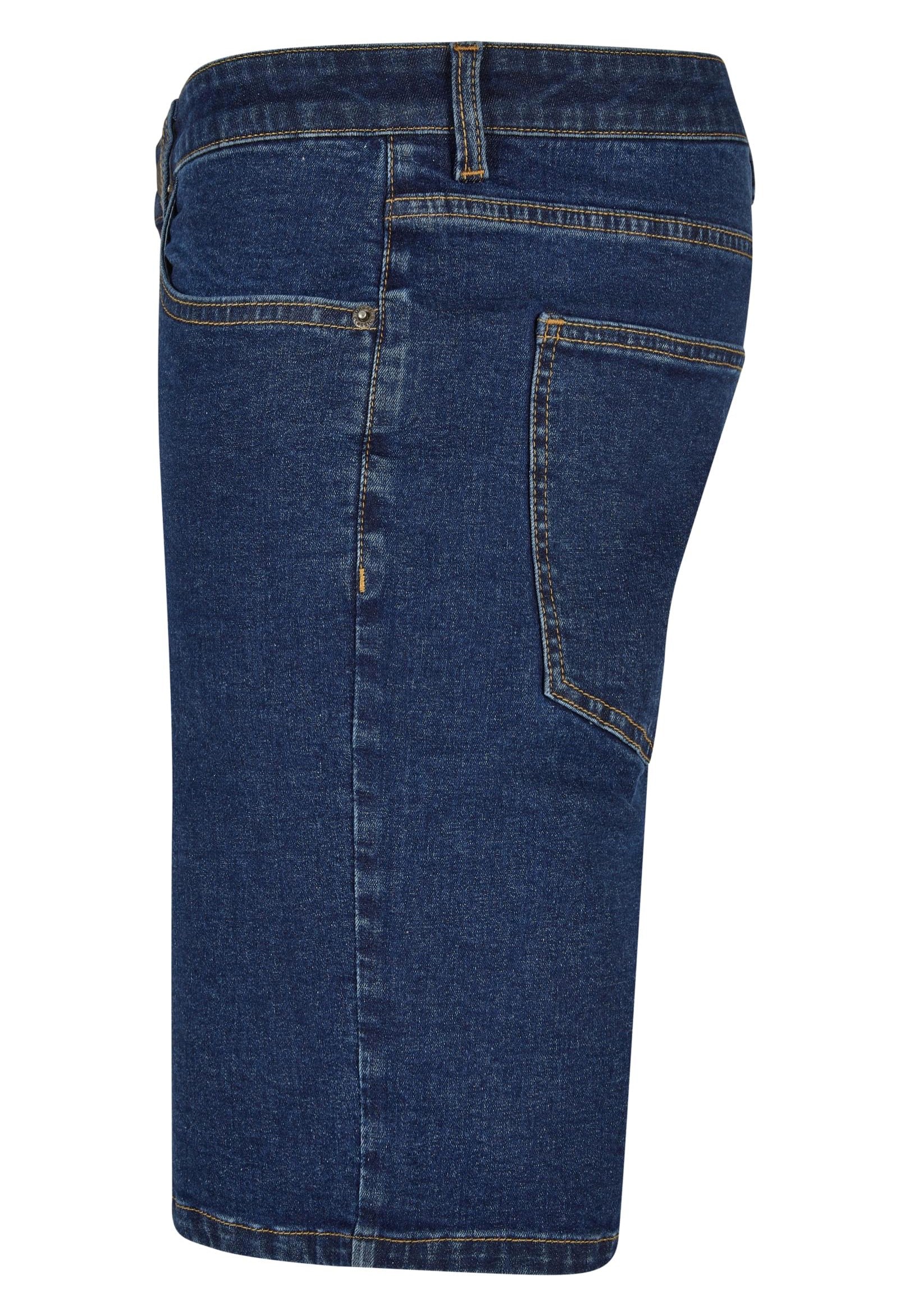 Urban Classics - Relaxed Fit Jeans Mid Indigo Washed - Shorts | Men-Image