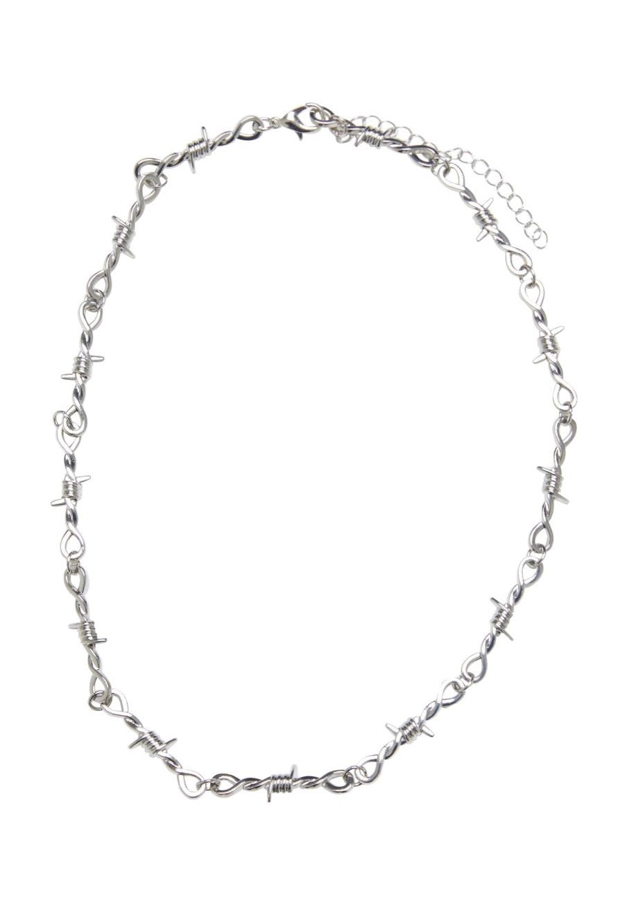 Urban Classics - Barbed Wire Silver - Necklace | Neutral-Image