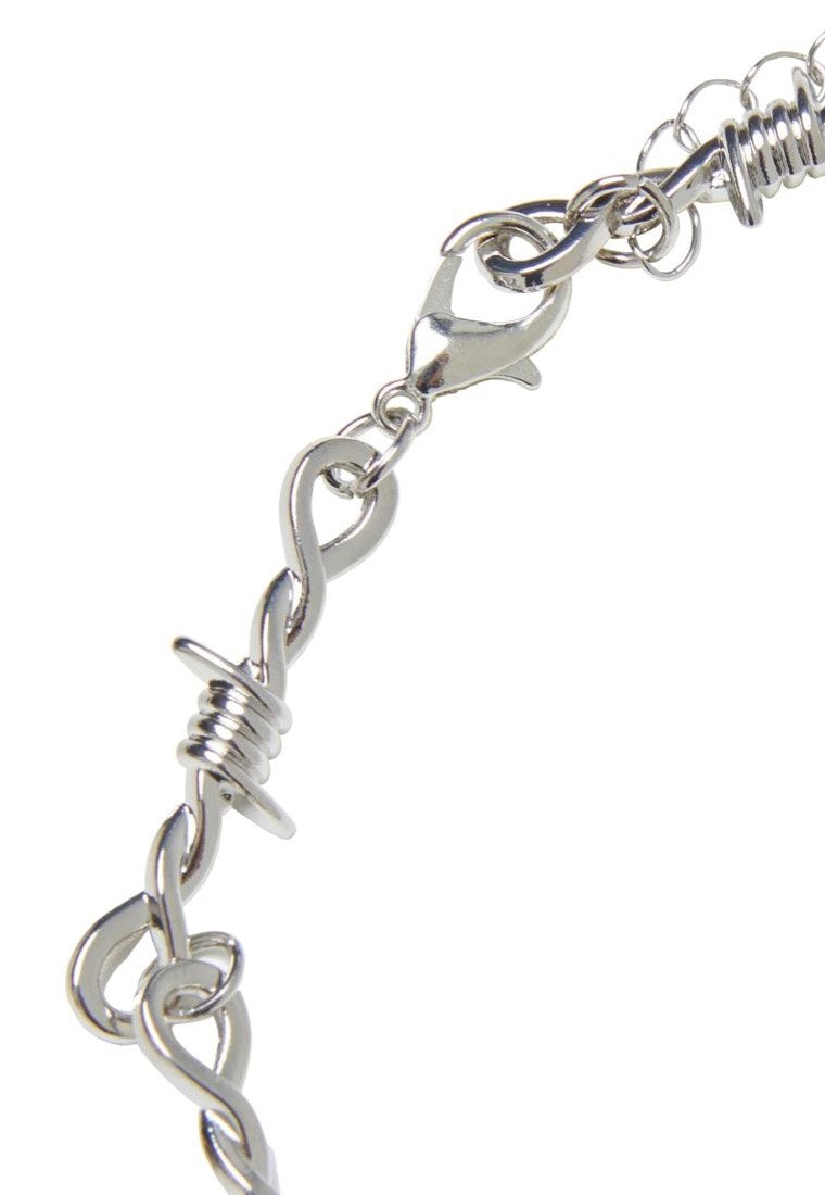 Urban Classics - Barbed Wire Silver - Necklace | Neutral-Image