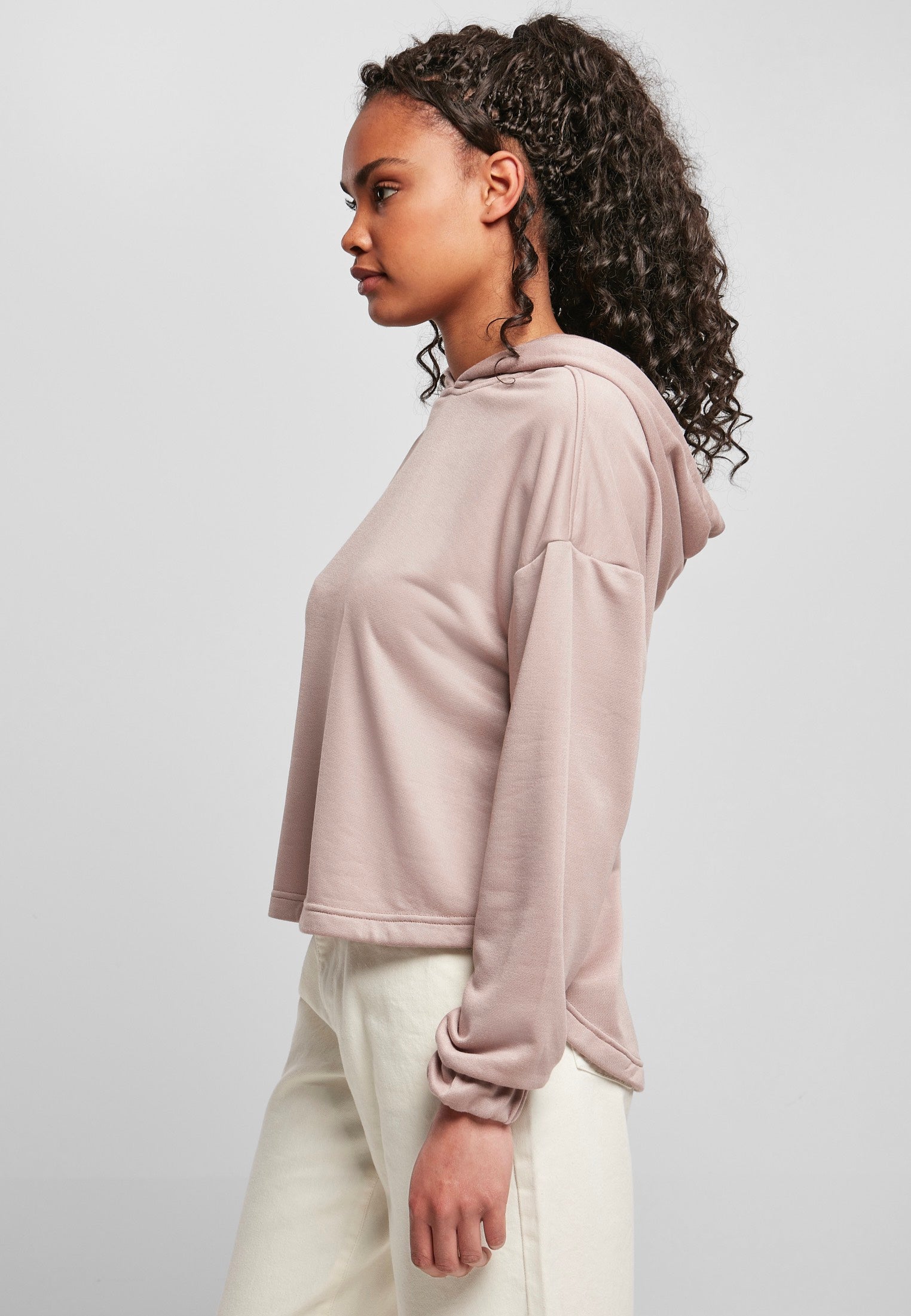 Urban Classics - Ladies Oversized Shaped Modal Terry Duskrose - Hoodie | Women-Image