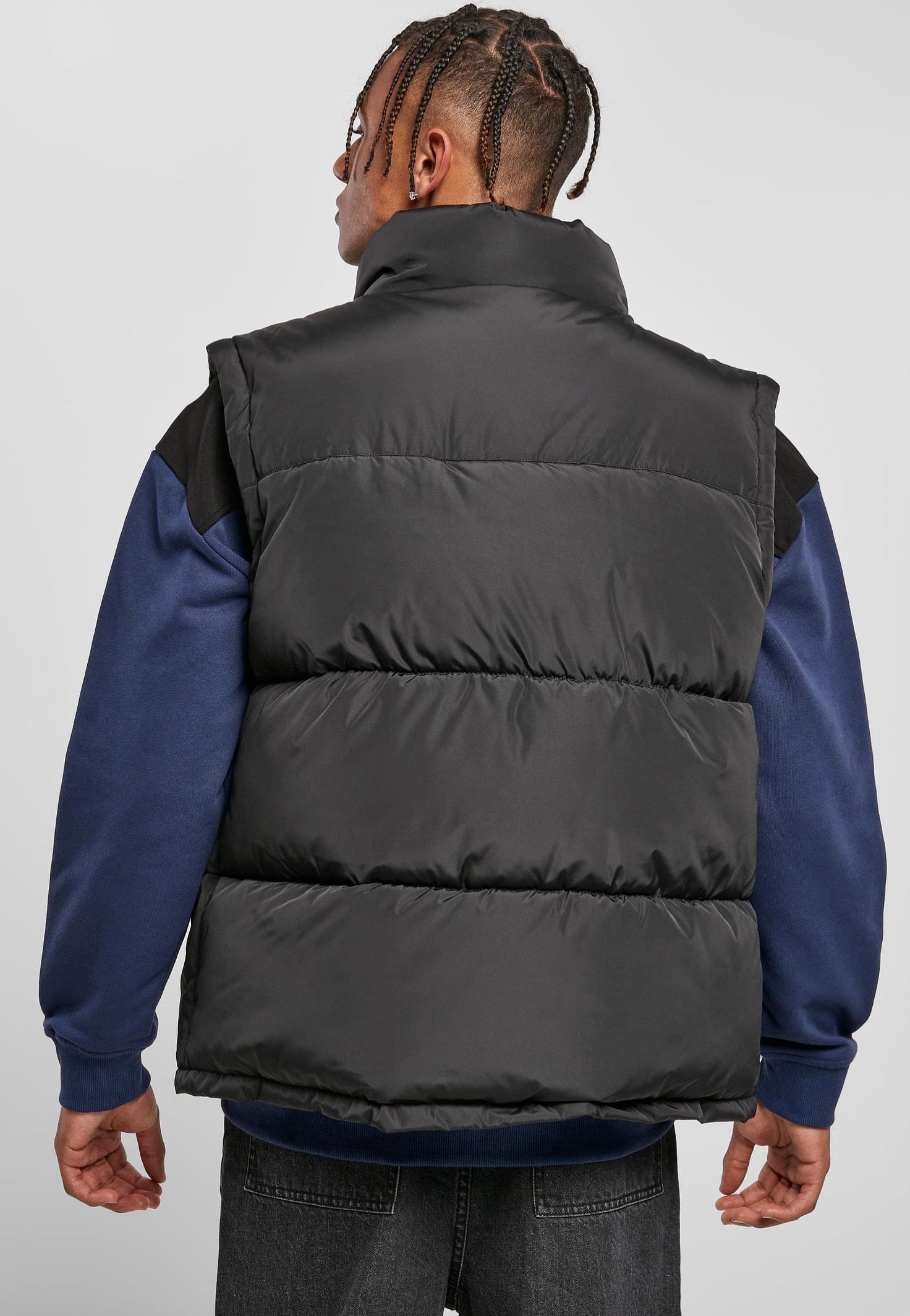 Urban Classics - Block Puffer Black/Black - Vest | Men-Image