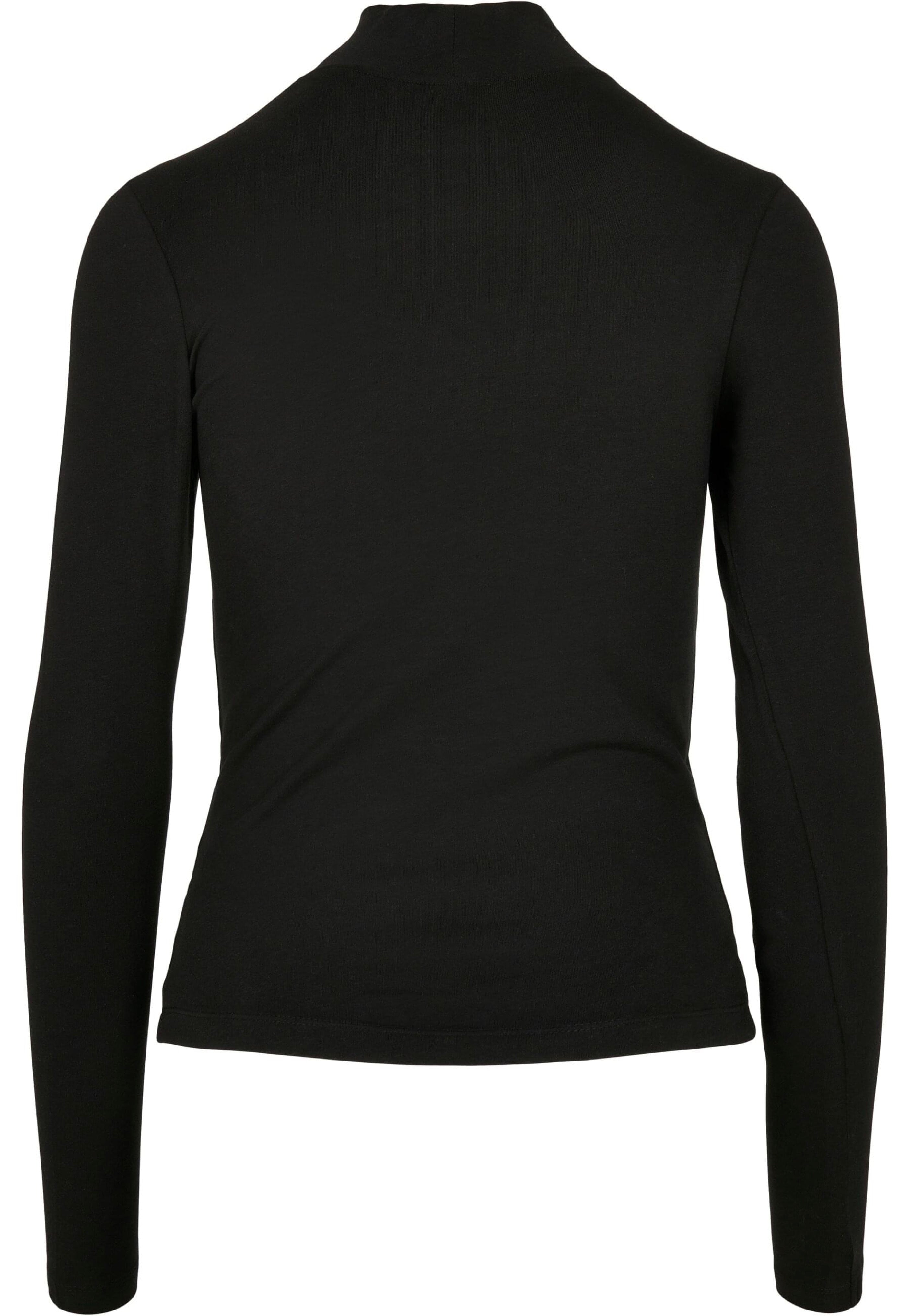 Urban Classics - Ladies Cut-Out Turtleneck Black - Longsleeve | Women-Image