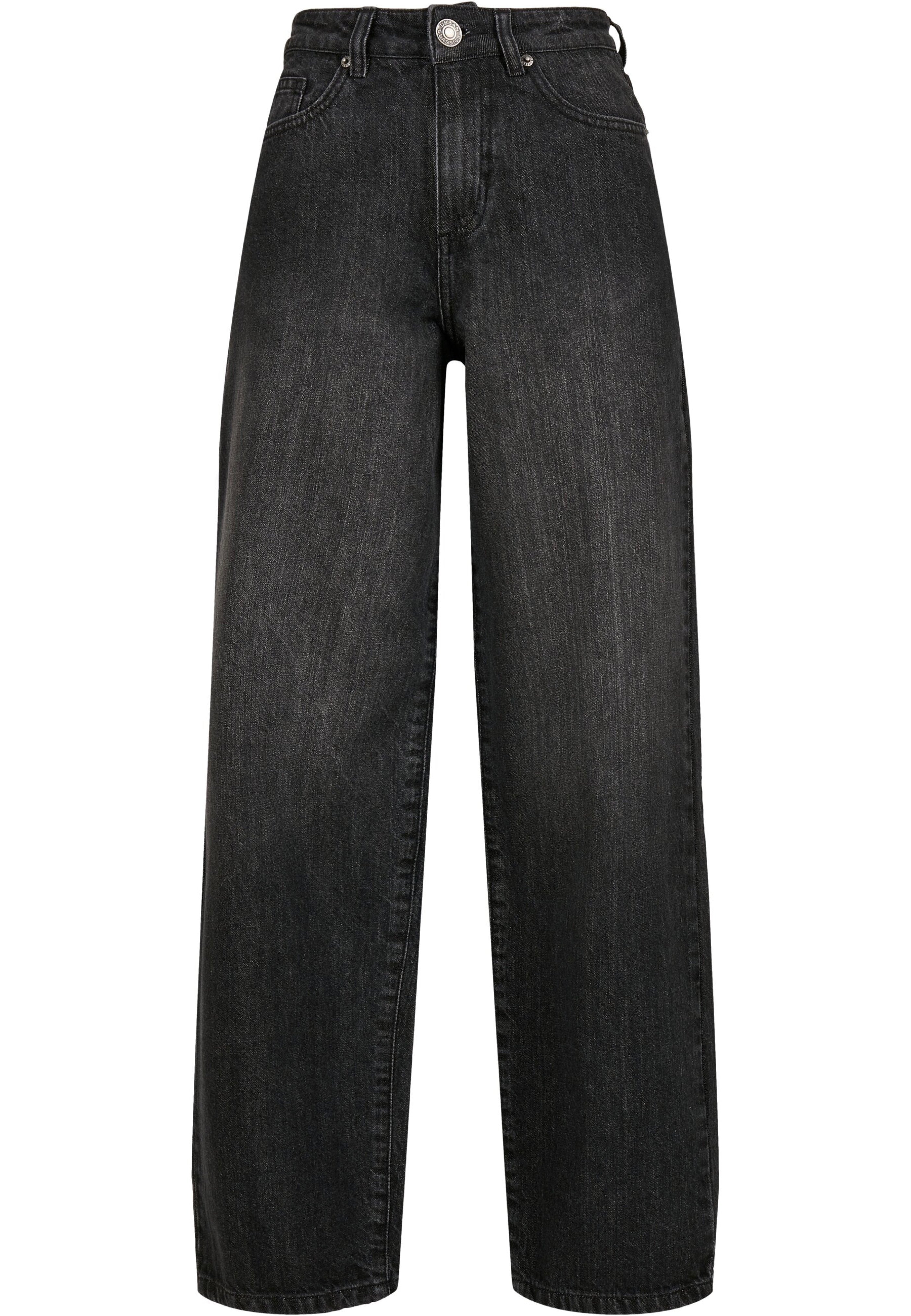 Urban Classics - Ladies High Waist 90´S Wide Leg Denim Black Washed - Jeans | Women-Image