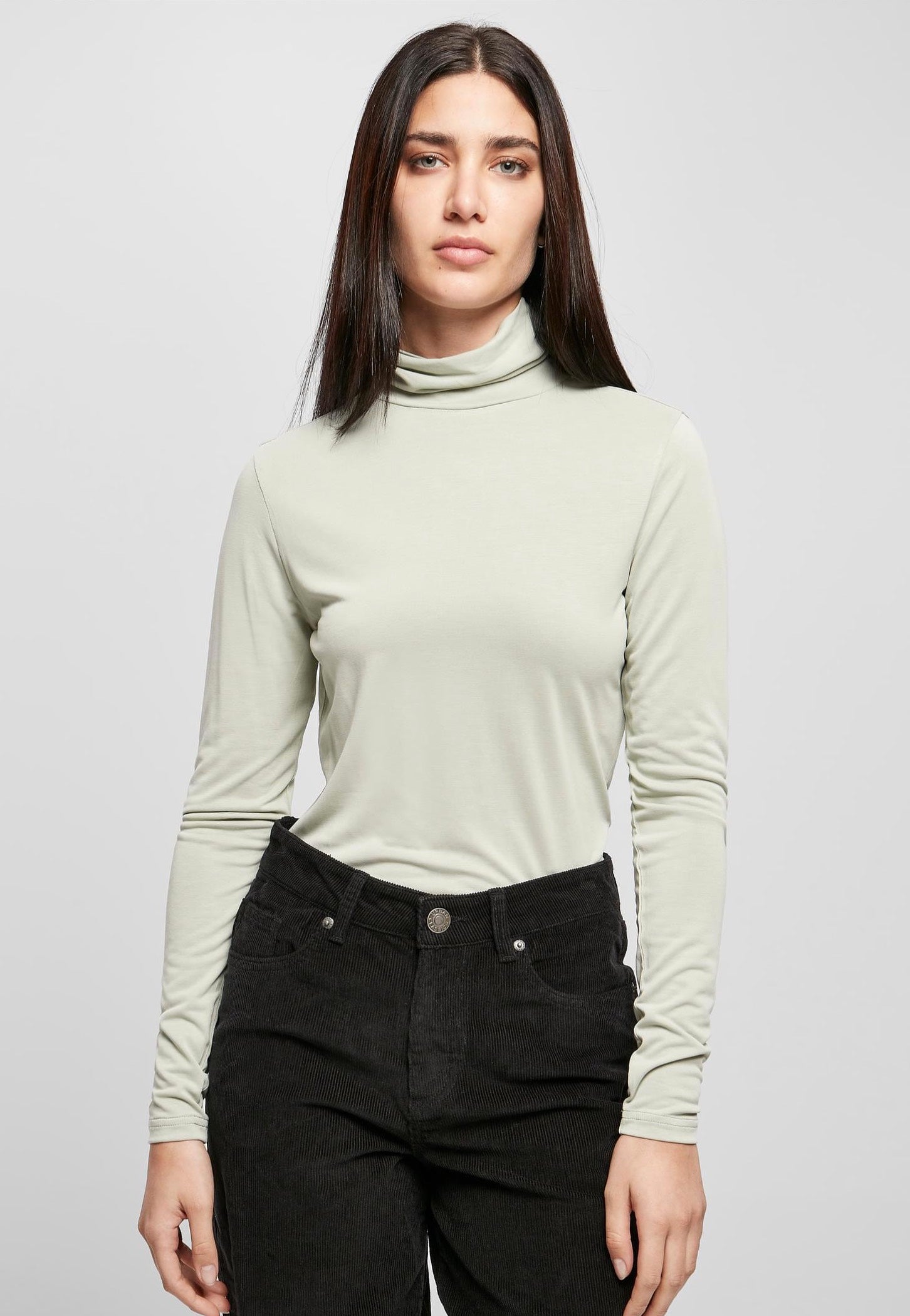 Urban Classics - Modal Turtleneck Soft Salvia - Longsleeve | Women-Image