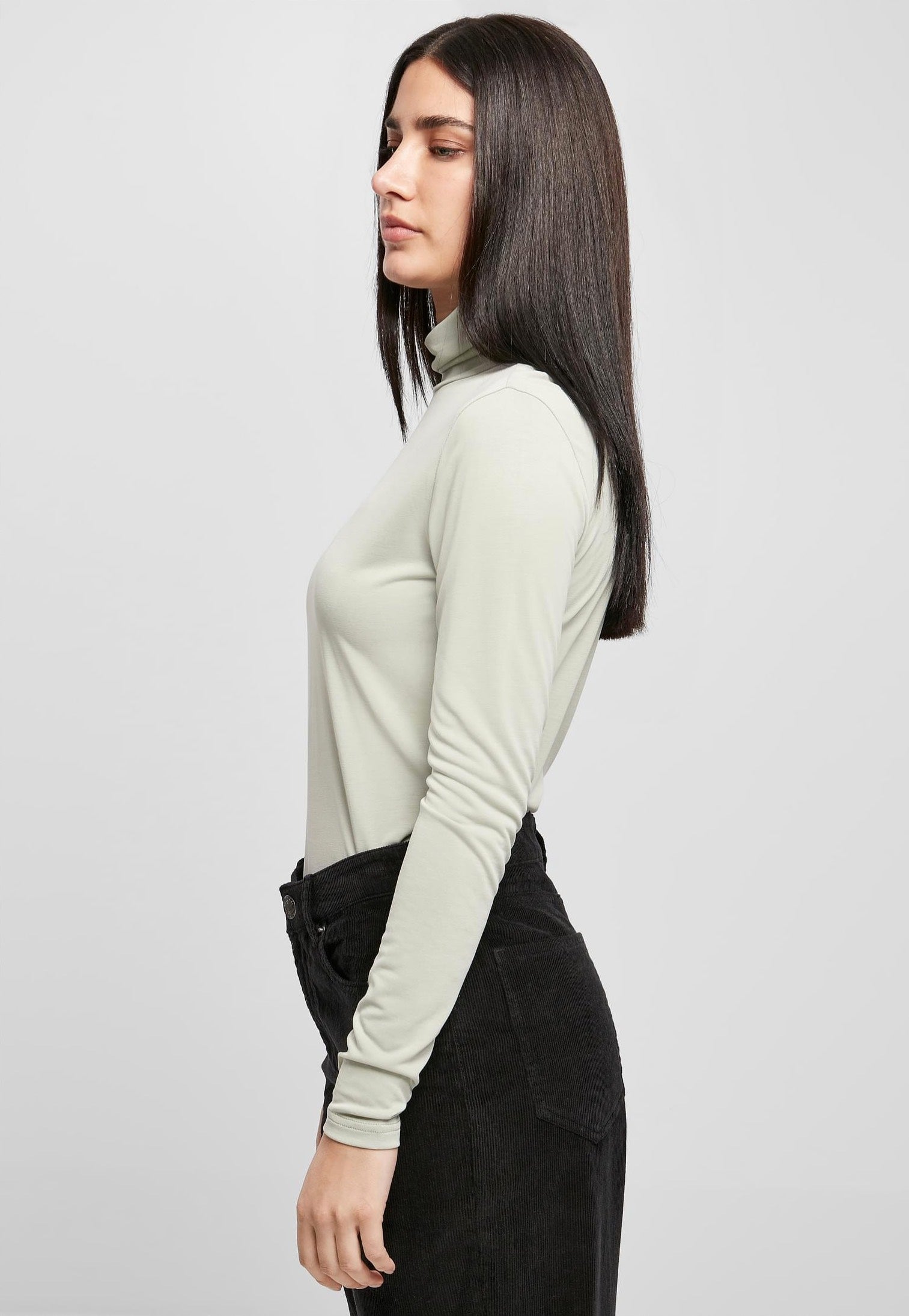 Urban Classics - Modal Turtleneck Soft Salvia - Longsleeve | Women-Image