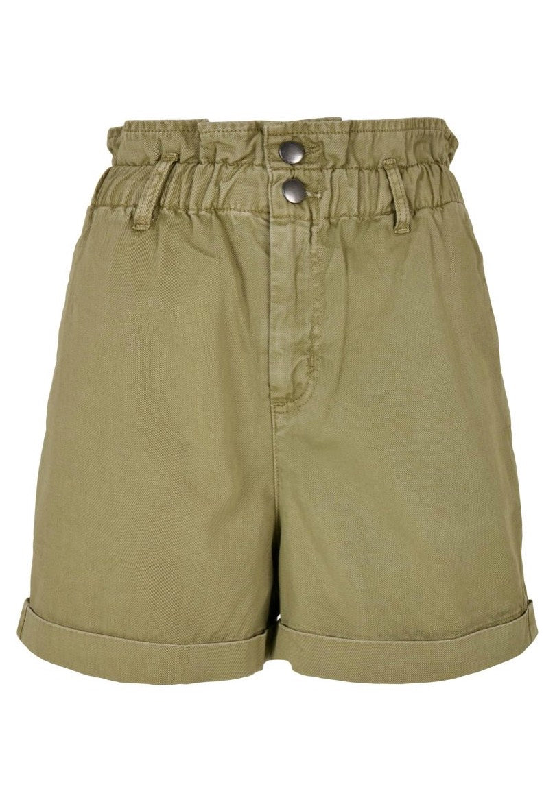 Urban Classics - Ladies Paperbag Khaki - Shorts | Women-Image