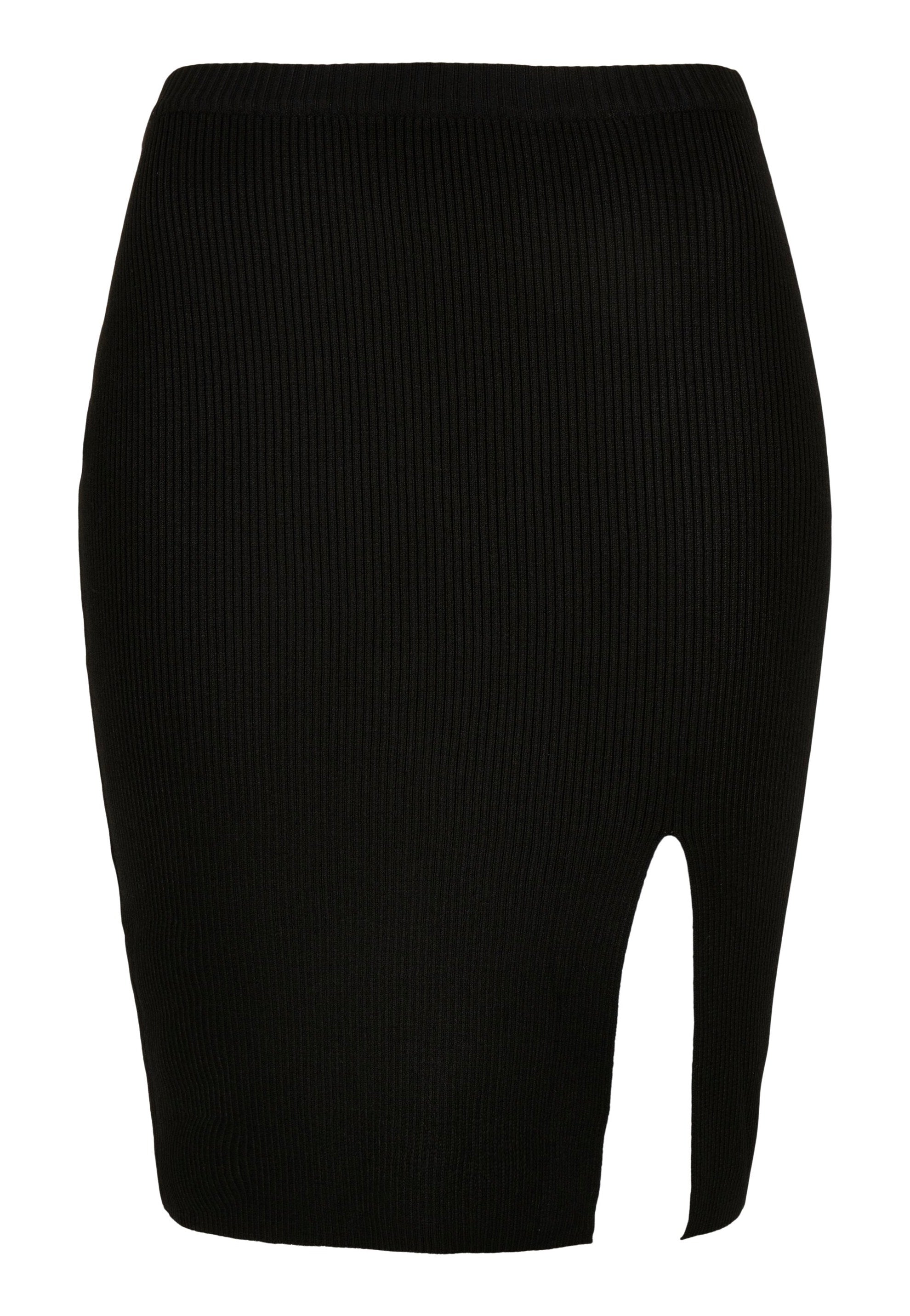 Urban Classics - Ladies Rib Knit Black - Skirt | Women-Image