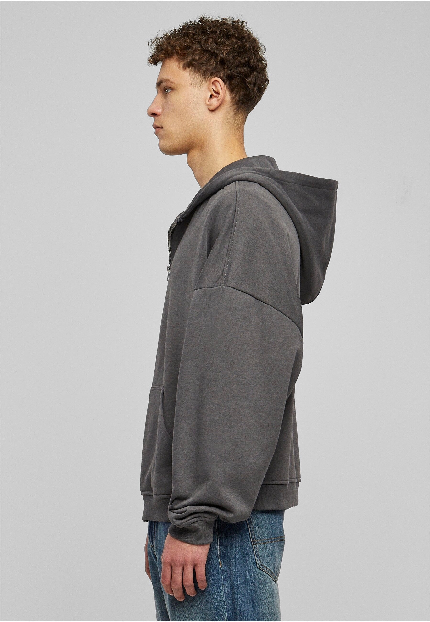 Urban Classics - Organic 90's Zip Darkshadow - Zipper | Men-Image