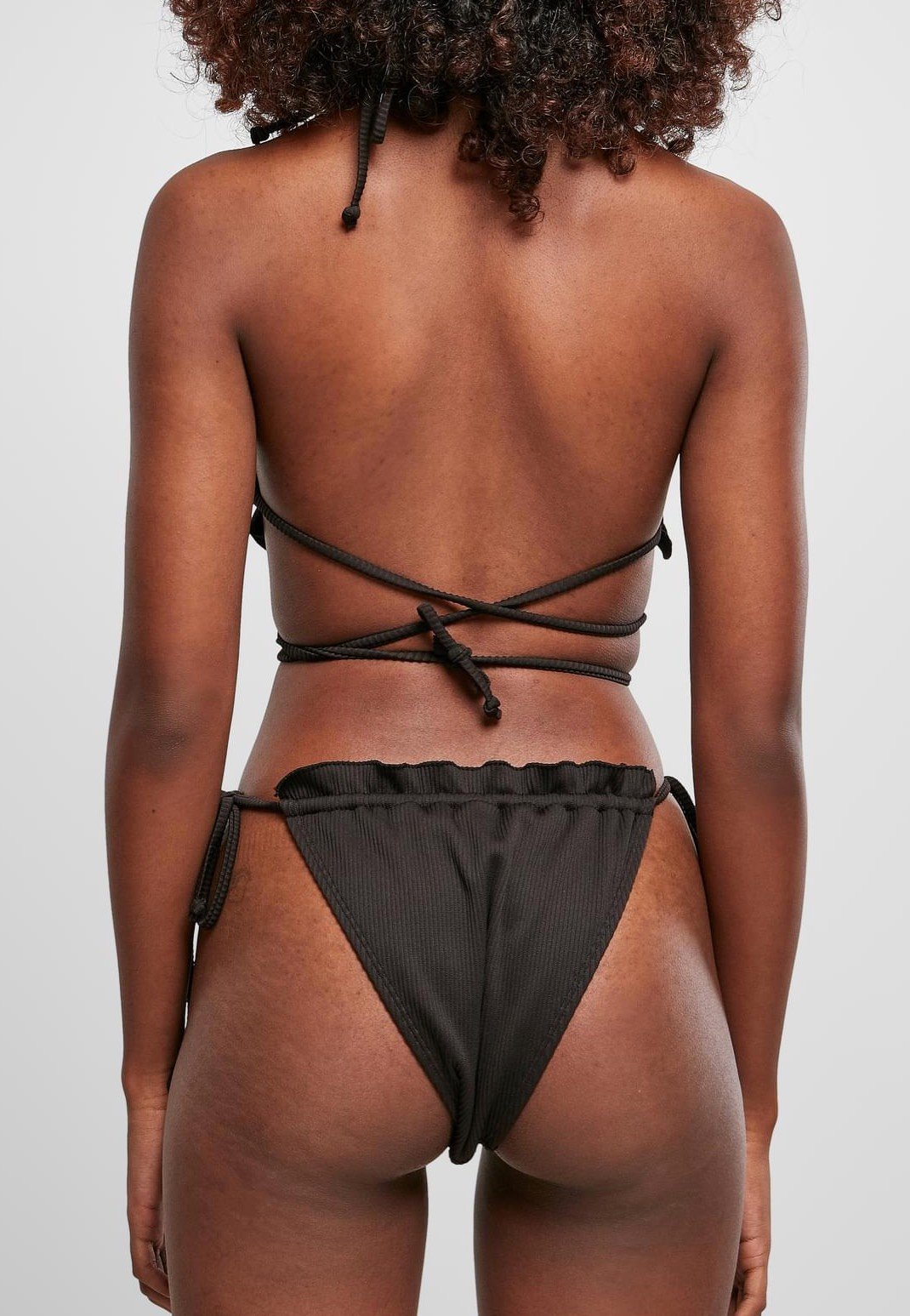 Urban Classics - Ladies Rib Babylock Triangle Black - Bikini | Women-Image