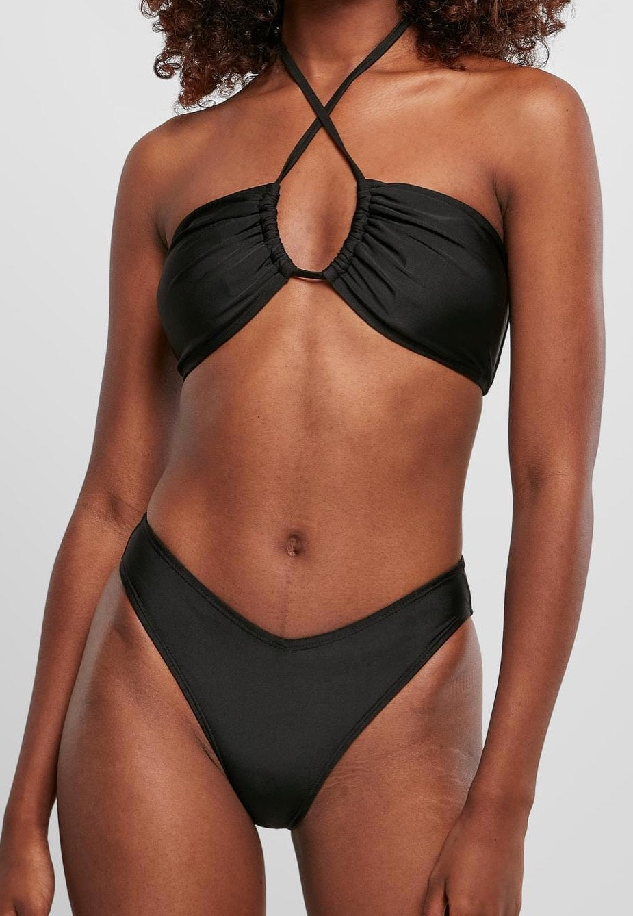 Urban Classics - Ladies Recycled Hot V Black - Bikini | Women-Image