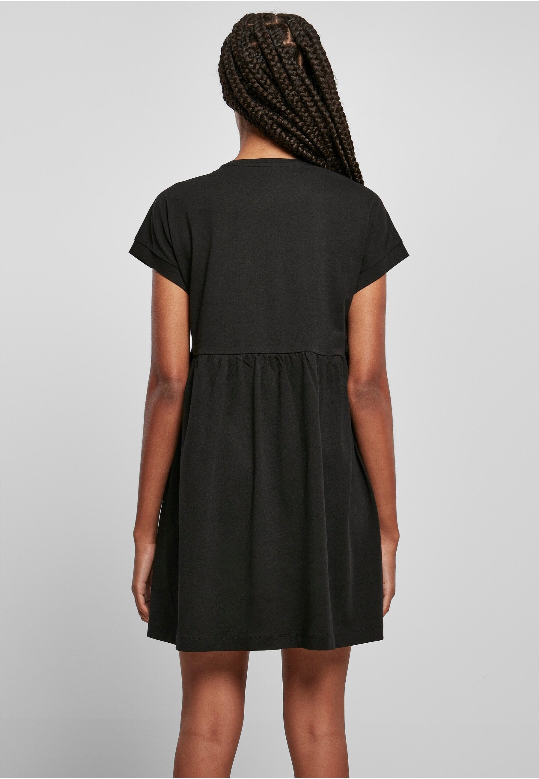 Urban Classics - Ladies Organic Empire Valance Tee Black - Dress | Women-Image