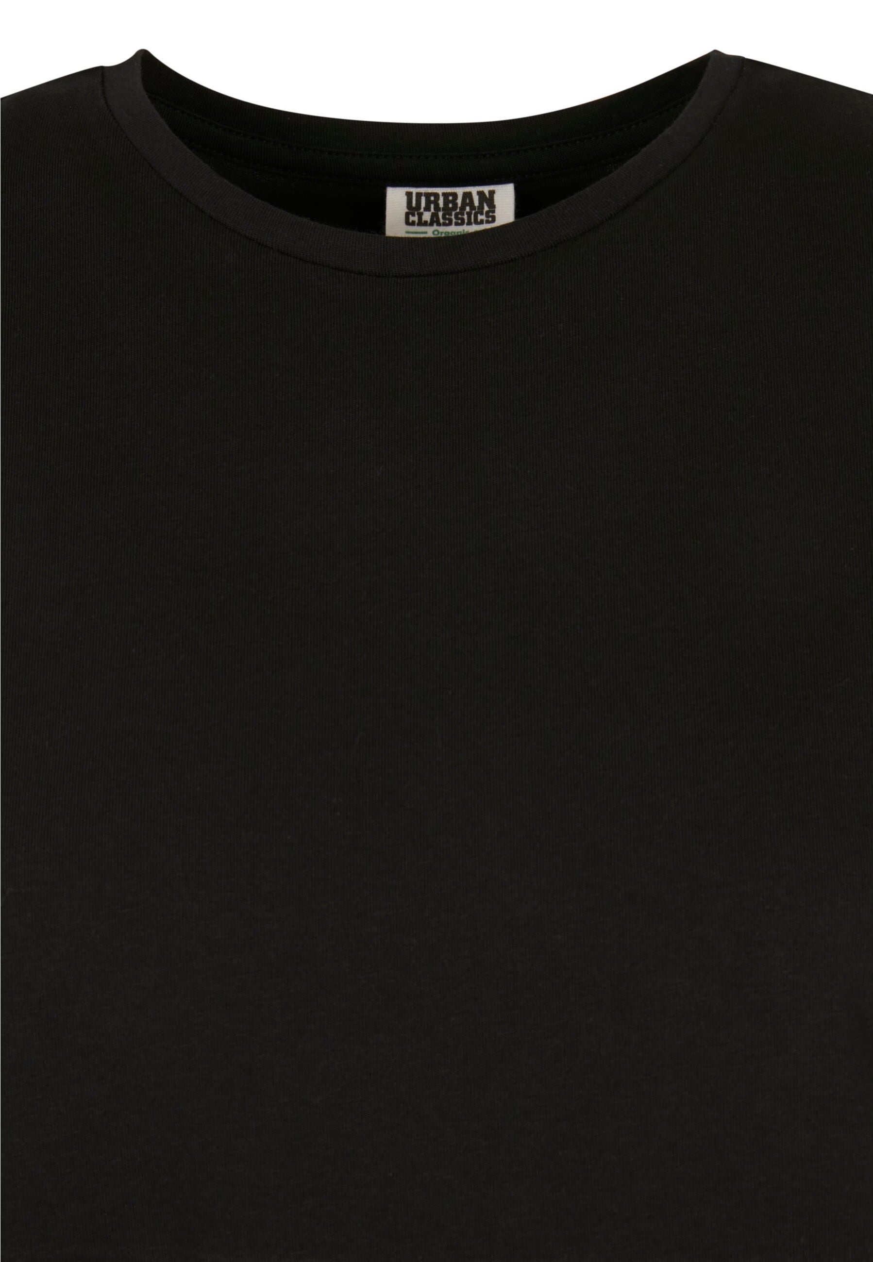 Urban Classics - Ladies Organic Empire Valance Tee Black - Dress | Women-Image