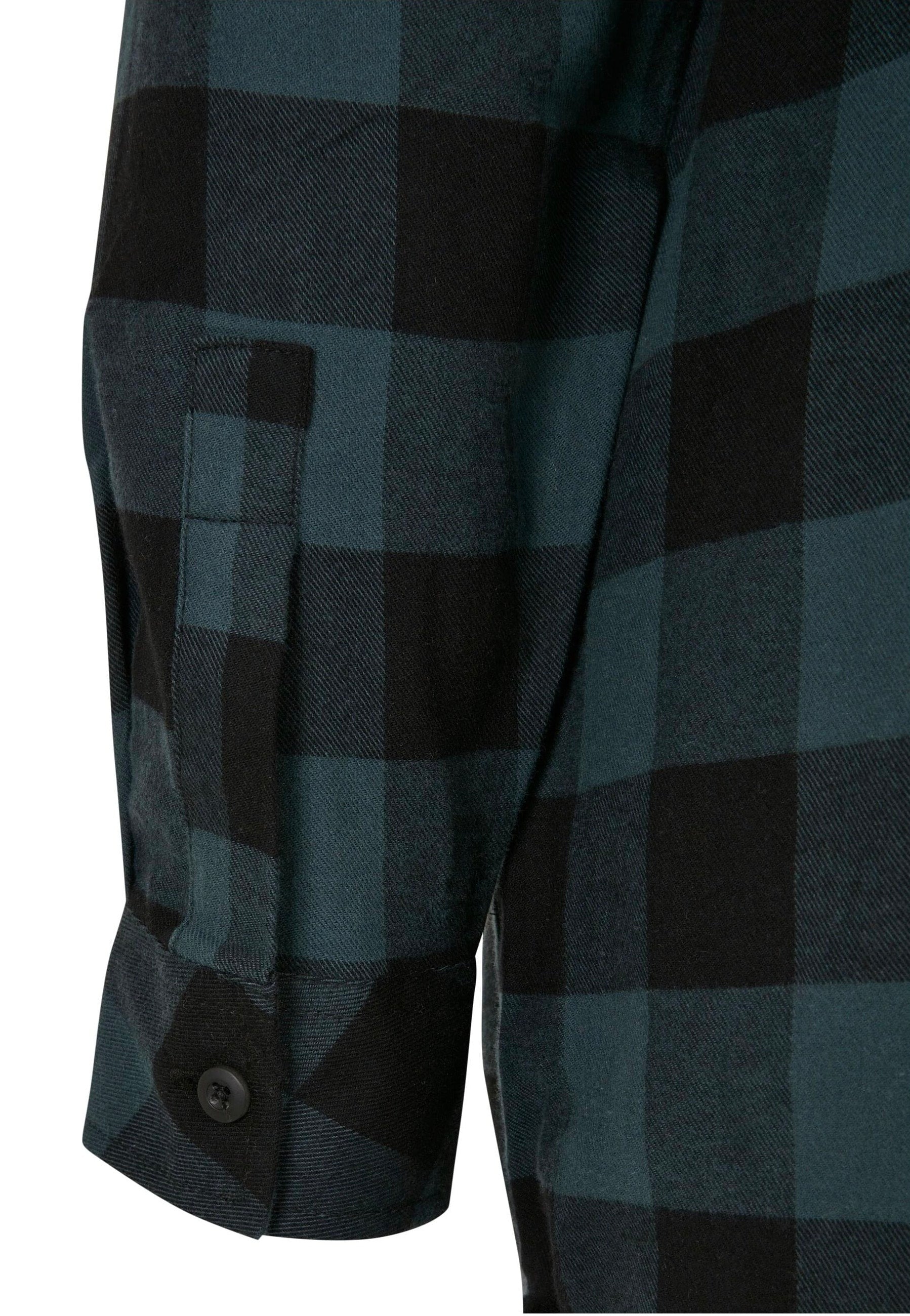 Urban Classics - Ladies Oversized Check Flannel Jasper/Black - Dress | Women-Image