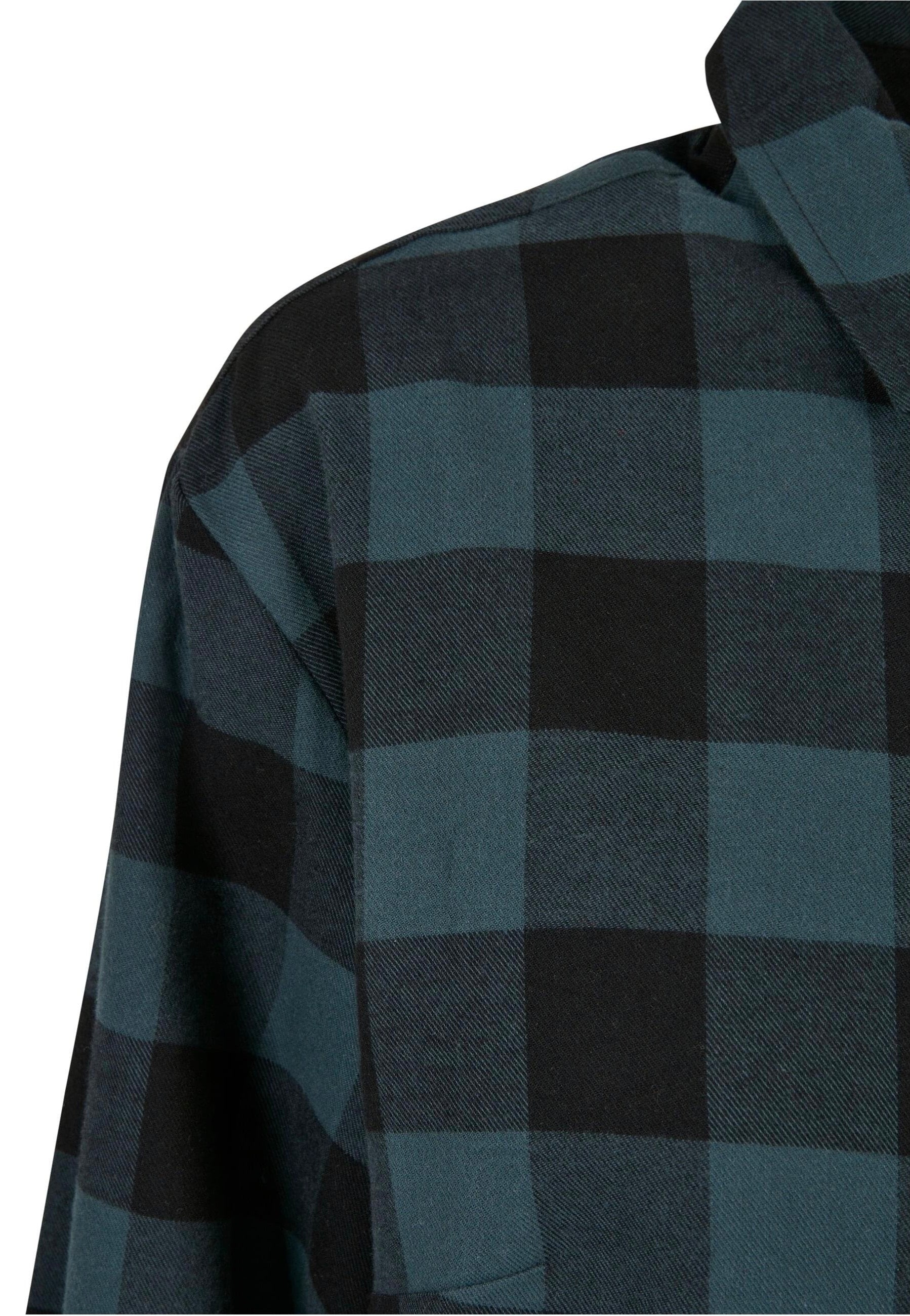 Urban Classics - Ladies Oversized Check Flannel Jasper/Black - Dress | Women-Image