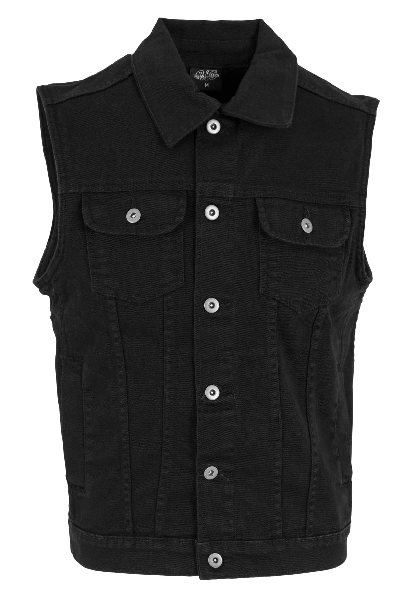 Urban Classics - Denim Black Dark - Jeans Vest | Women-Image