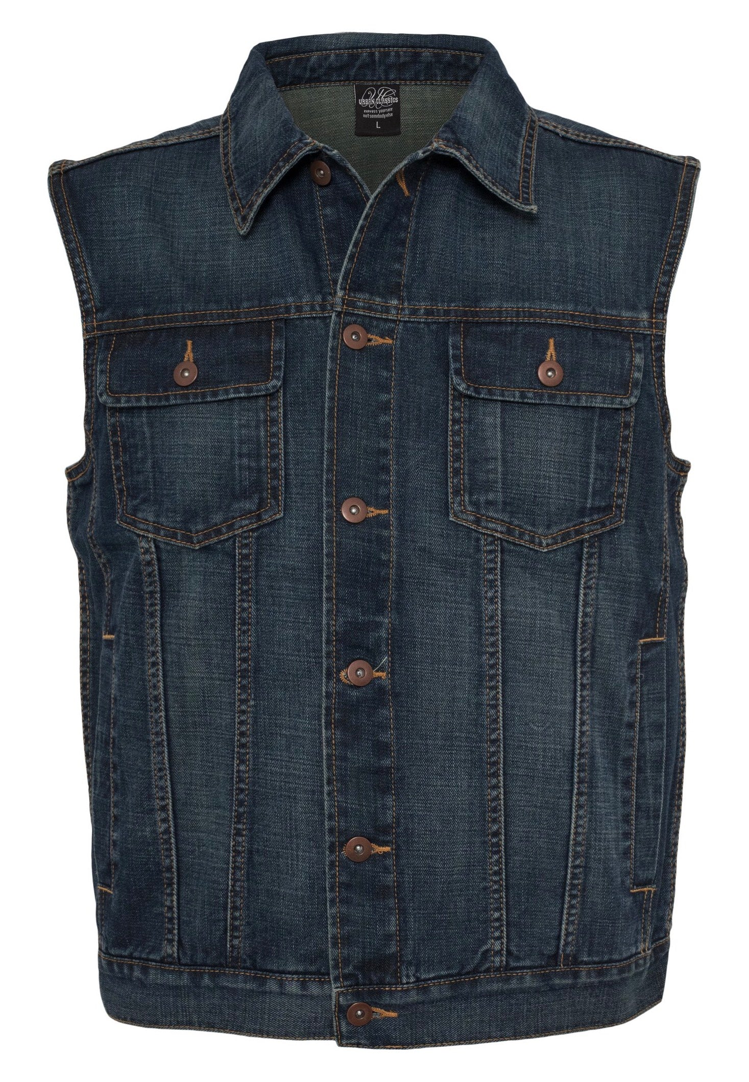 Urban Classics - Denim Denimblue - Jeans Vest | Men-Image