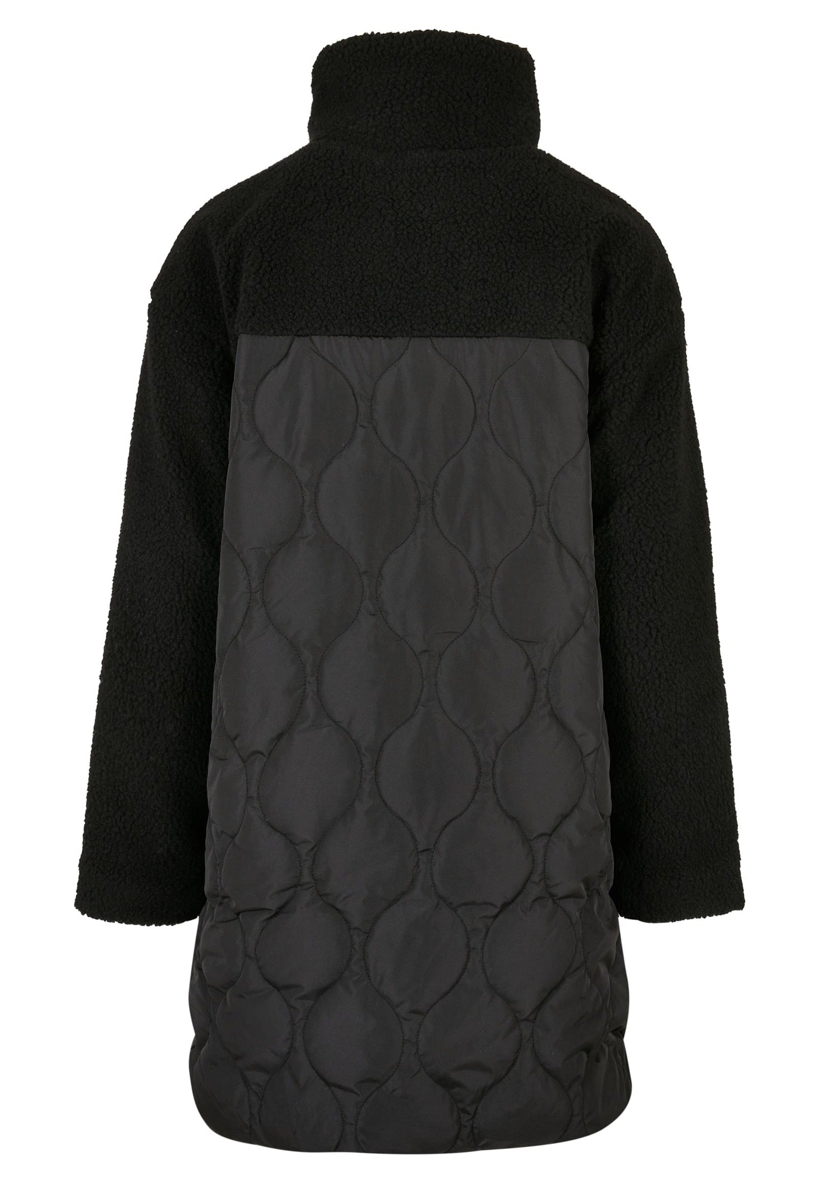 Urban Classics - Ladies Oversized Sherpa Quilted Black - Jacket | Women-Image