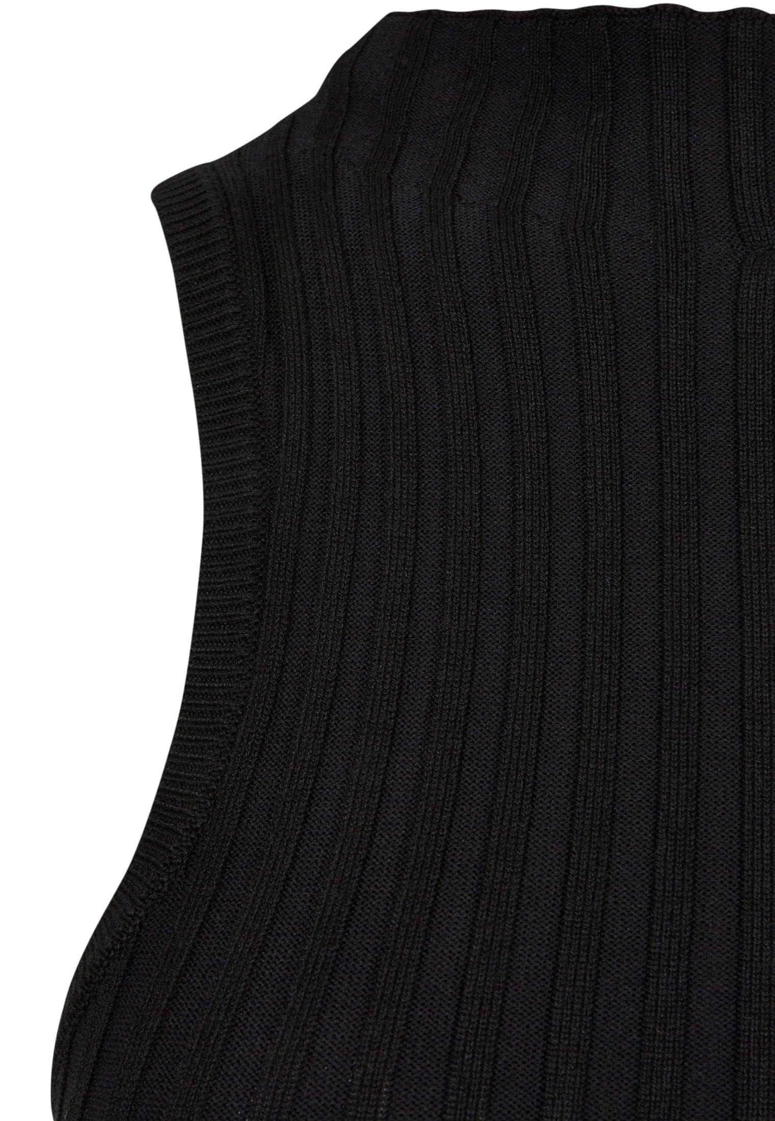 Urban Classics - Ladies Rib Knit Sleevless Black - Body | Women-Image