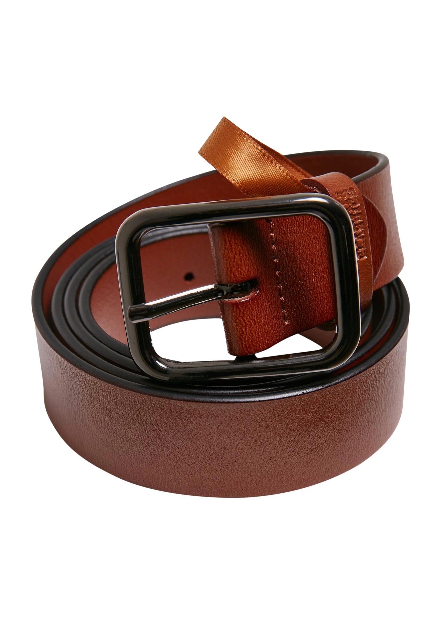 Urban Classics - Synthetic Leather Thorn Buckle Business Brown - Belt | Neutral-Image