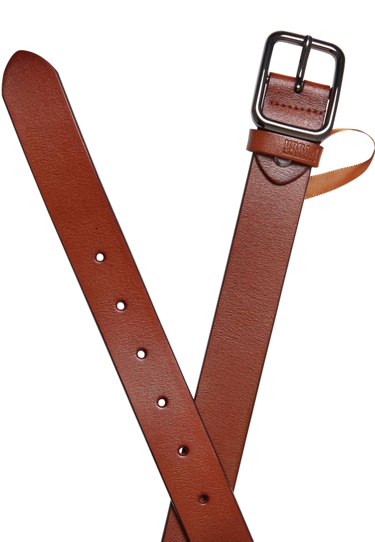 Urban Classics - Synthetic Leather Thorn Buckle Business Brown - Belt | Neutral-Image