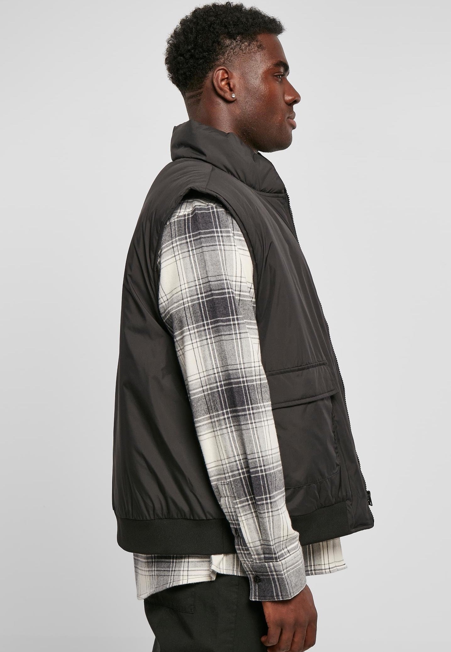 Urban Classics - Clean Puffer Black - Vest | Men-Image