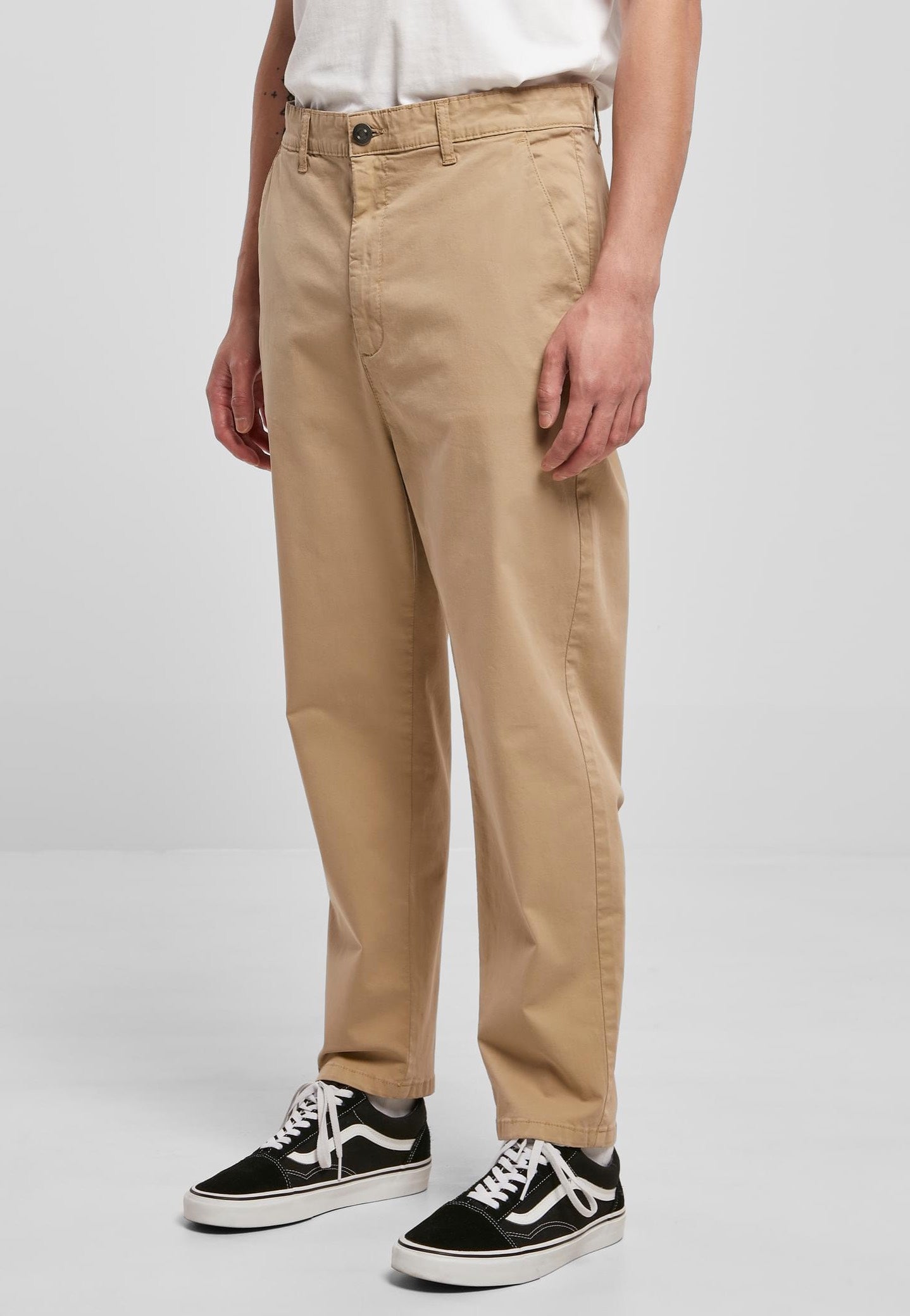 Urban Classics - Cropped Chino Unionbeige - Pants | Men-Image