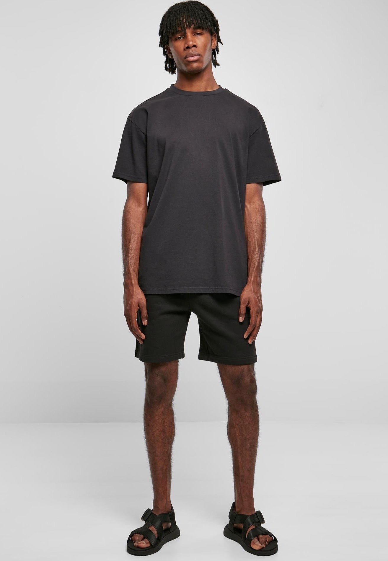 Urban Classics - Heavy Oversized Garment Dye Black - T-Shirt | Men-Image