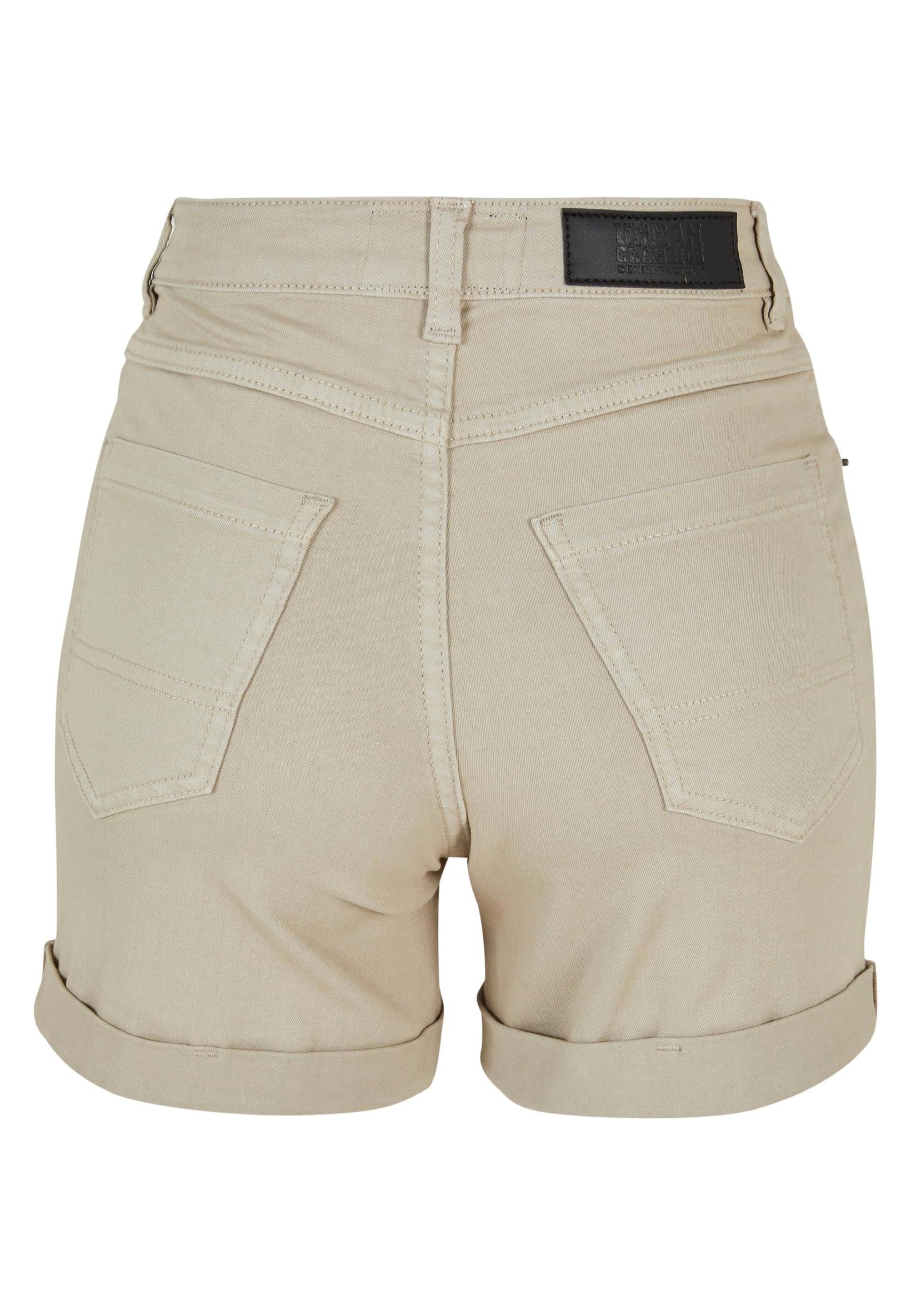 Urban Classics - Ladies Colored Strech Denim Softseagrass - Shorts | Women-Image