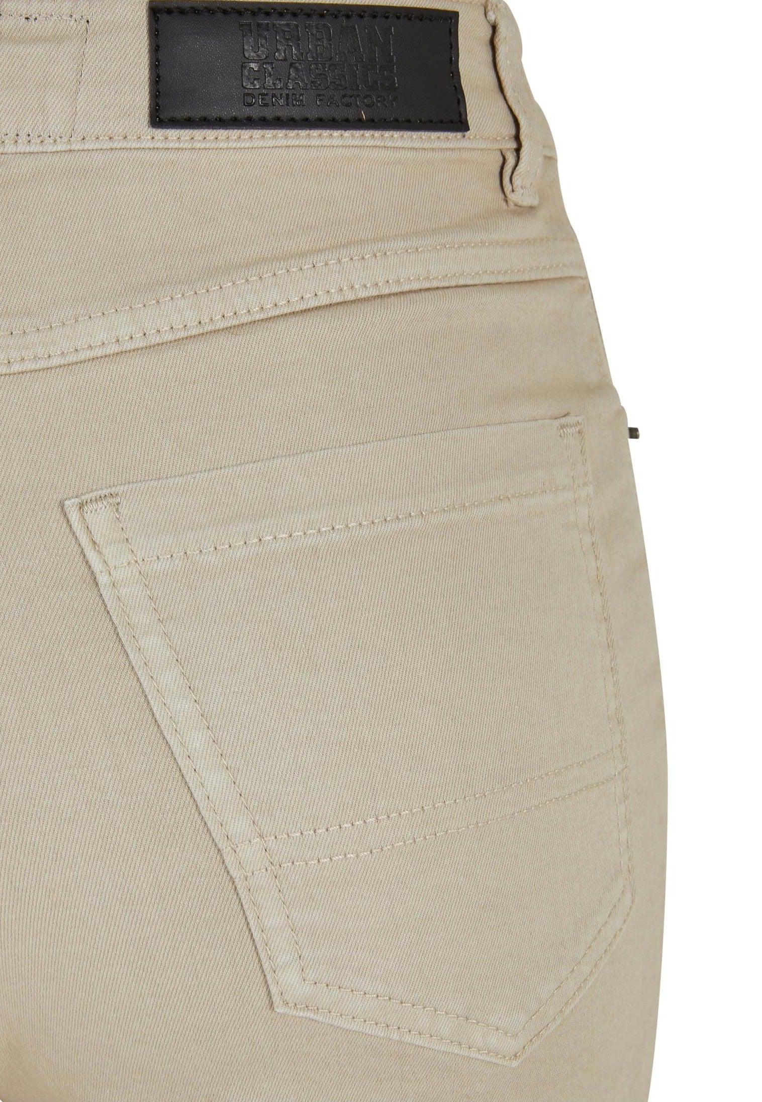 Urban Classics - Ladies Colored Strech Denim Softseagrass - Shorts | Women-Image