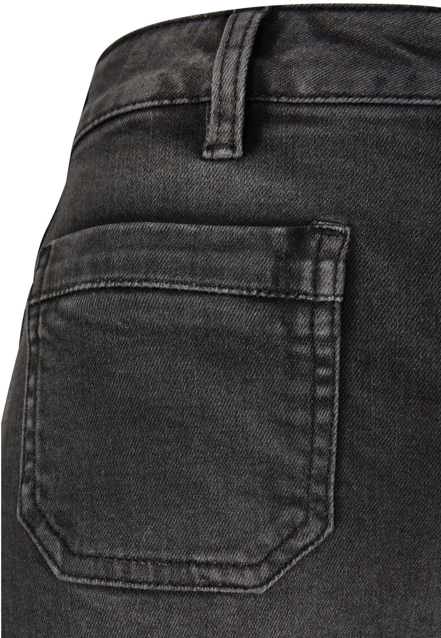 Urban Classics - Ladies Vintage Denim Black Washed - Shorts | Women-Image