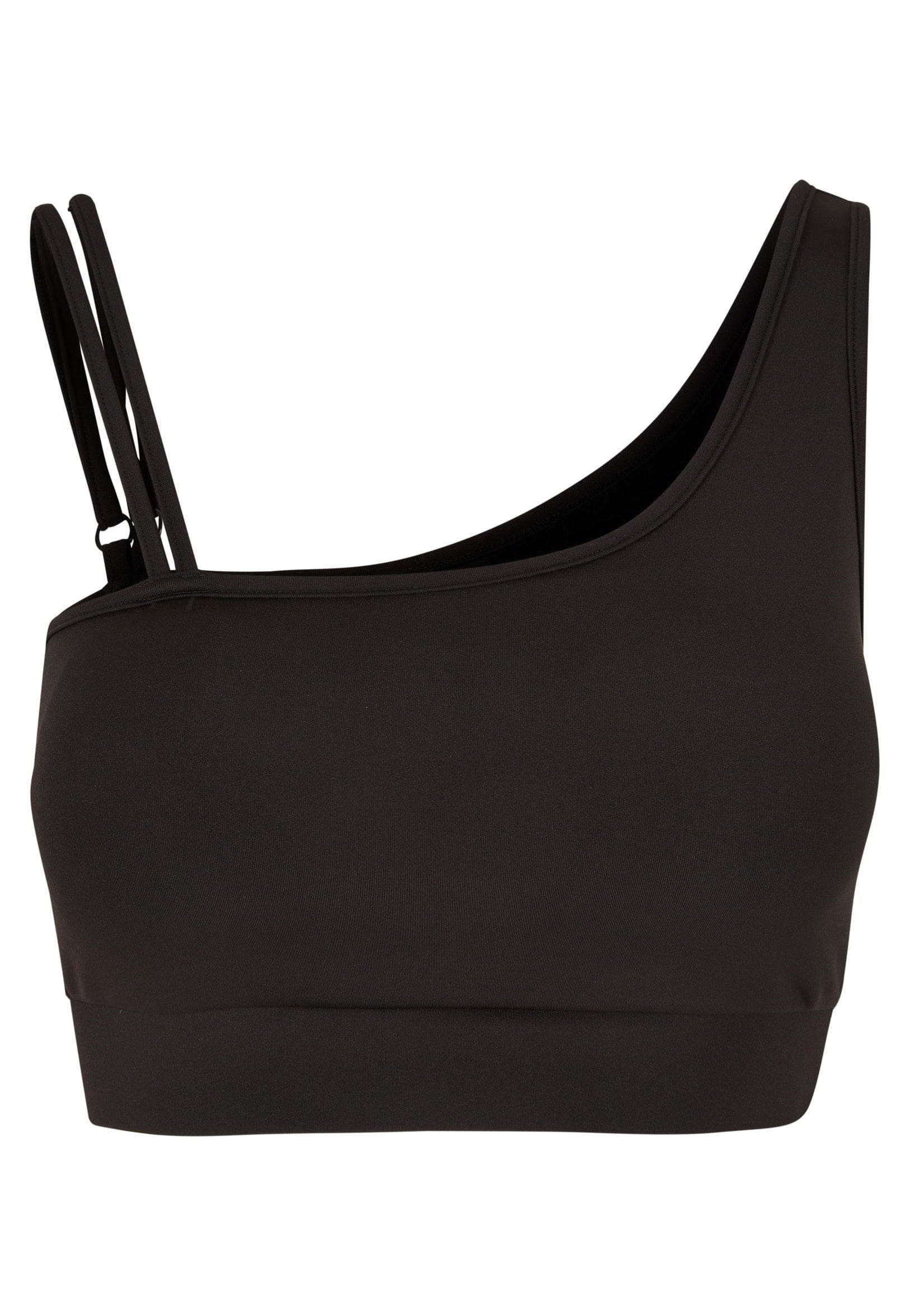 Urban Classics - Ladies Recycled Asymmetrical Black - Bra | Women-Image