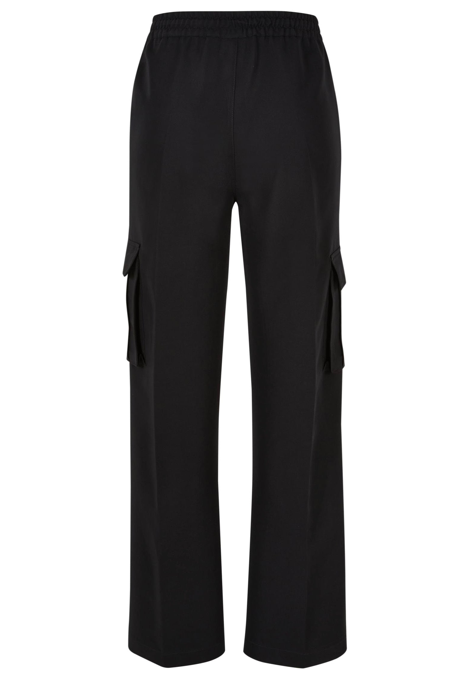 Urban Classics - Ladies Vicose Straight Leg Black - Pants | Women-Image