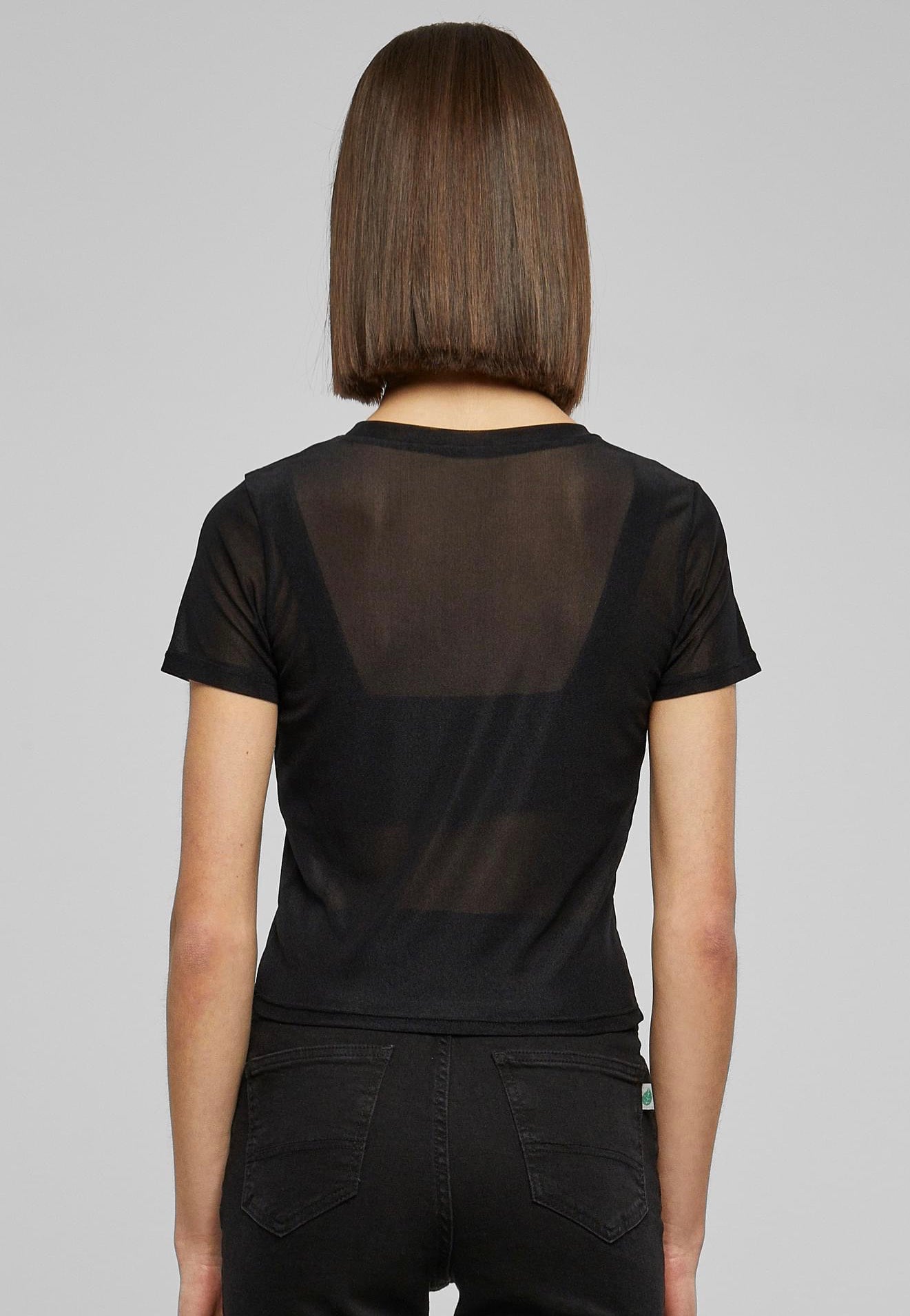 Urban Classics - Short Mesh Black - T-Shirt | Women-Image