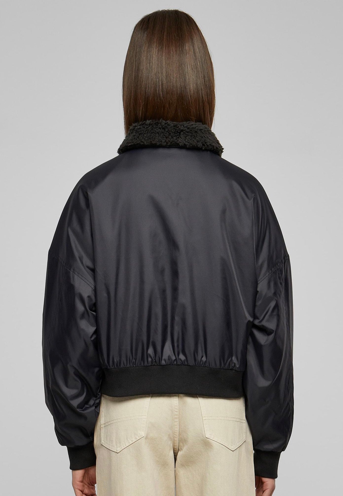 Urban Classics - Pilot Bomber Black - Jacket | Women-Image