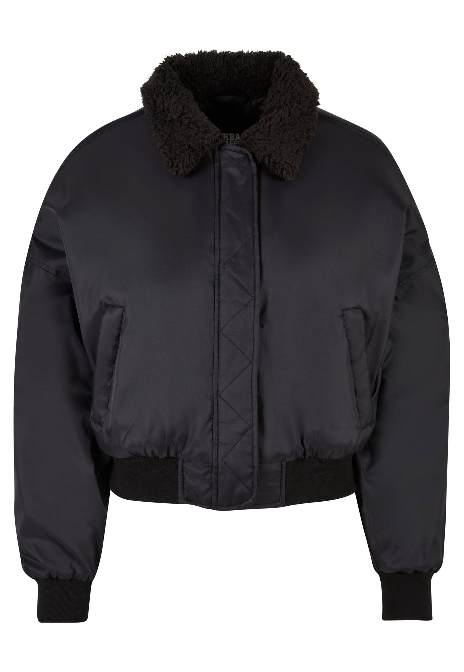 Urban Classics - Pilot Bomber Black - Jacket | Women-Image