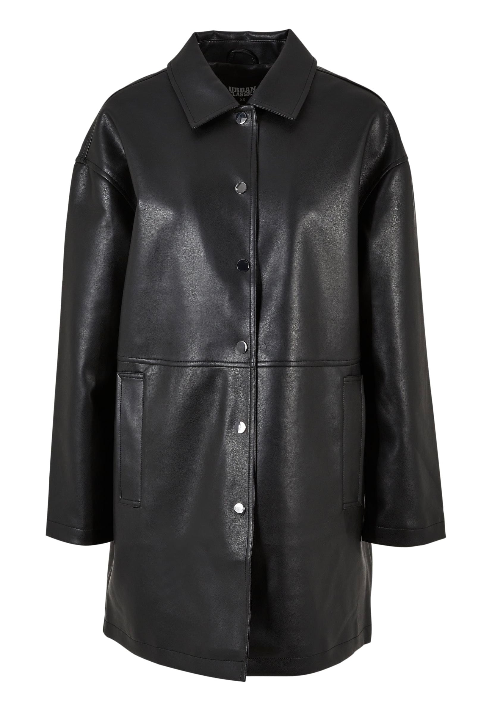 Urban Classics - Faux Leather Black - Leather Jacket | Women-Image