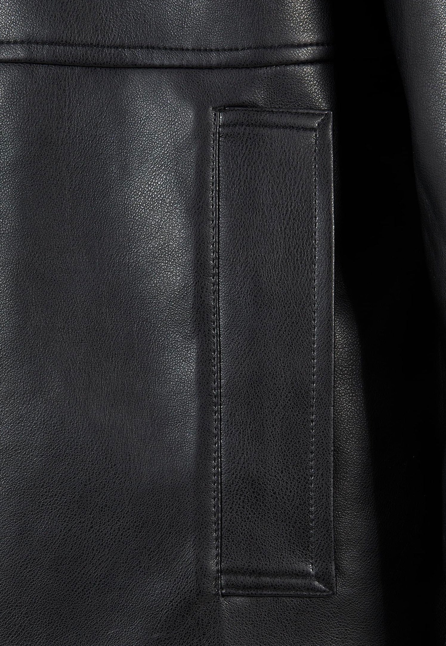 Urban Classics - Faux Leather Black - Leather Jacket | Women-Image