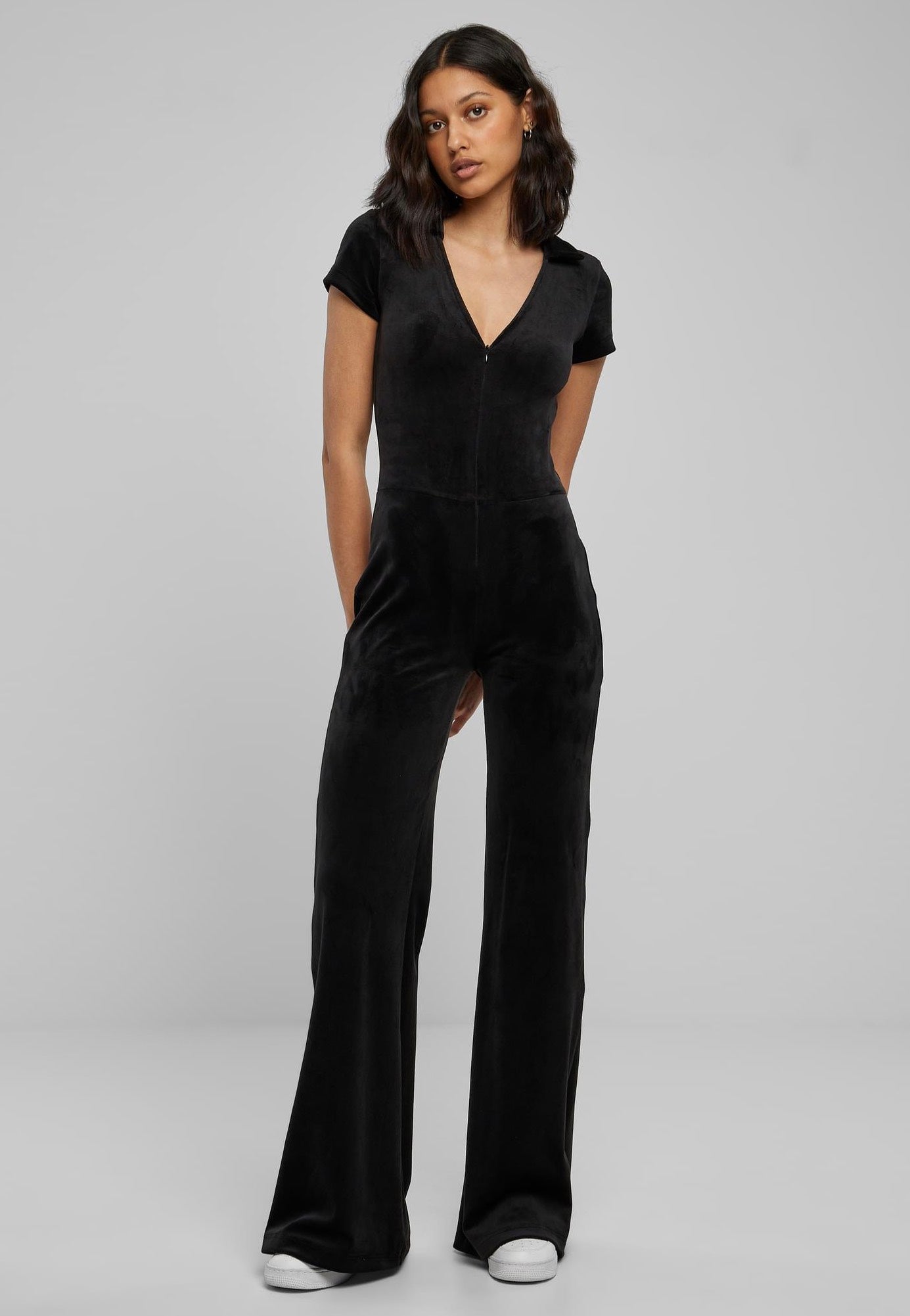 Urban Classics - Velvet Black - Jumpsuit | Women-Image