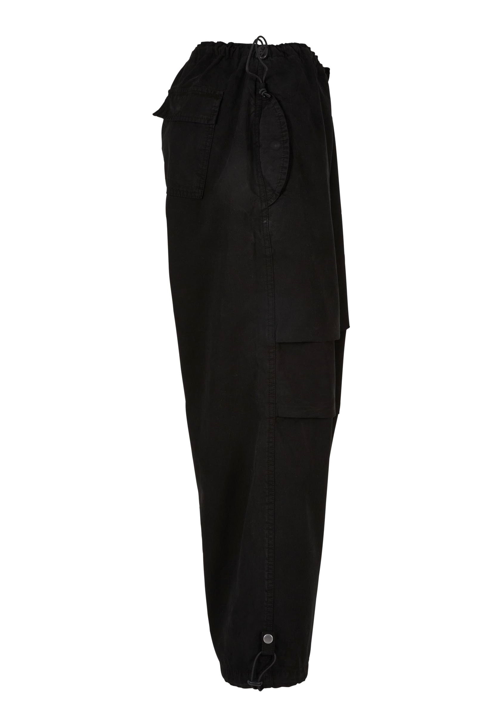 Urban Classics - Cotton Parachute Black - Pants | Women-Image