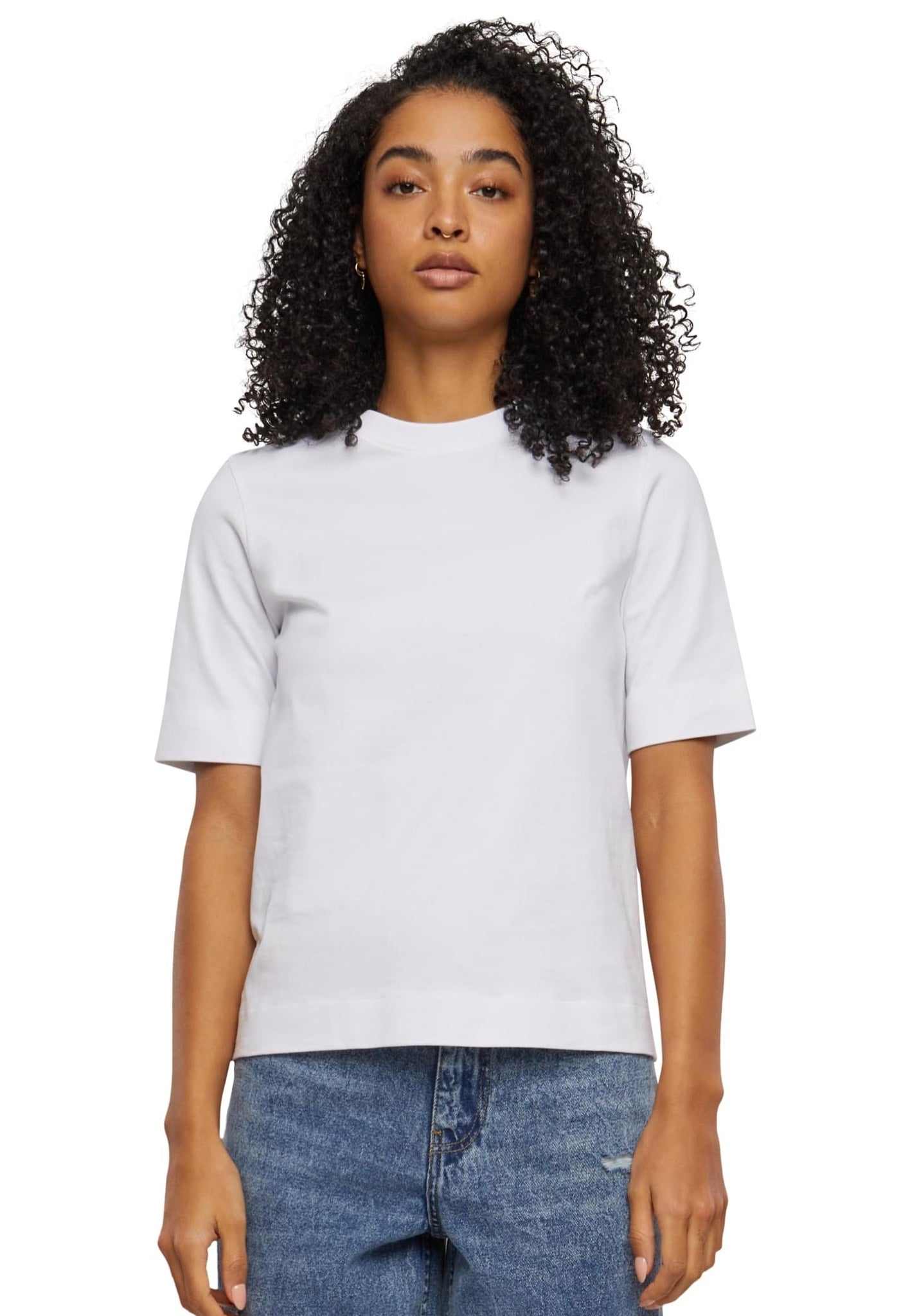 Urban Classics - Ladies Classy White - T-Shirt | Women-Image