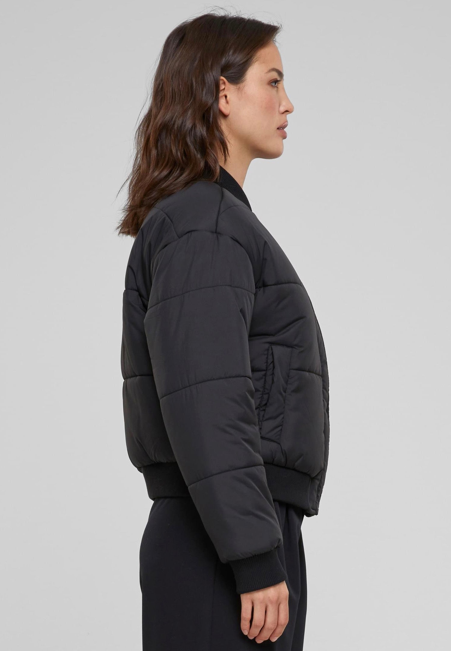 Urban Classics - Ladies Puffer Black - Jacket | Women-Image