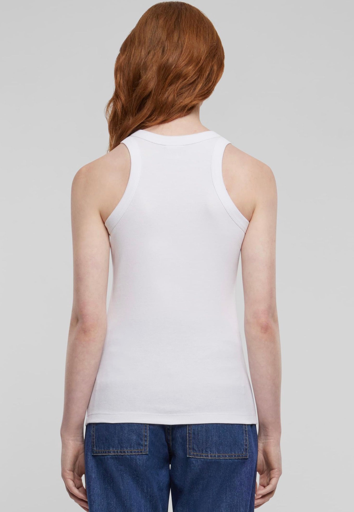 Urban Classics - Ladies Racer Back Rib White - Top | Women-Image