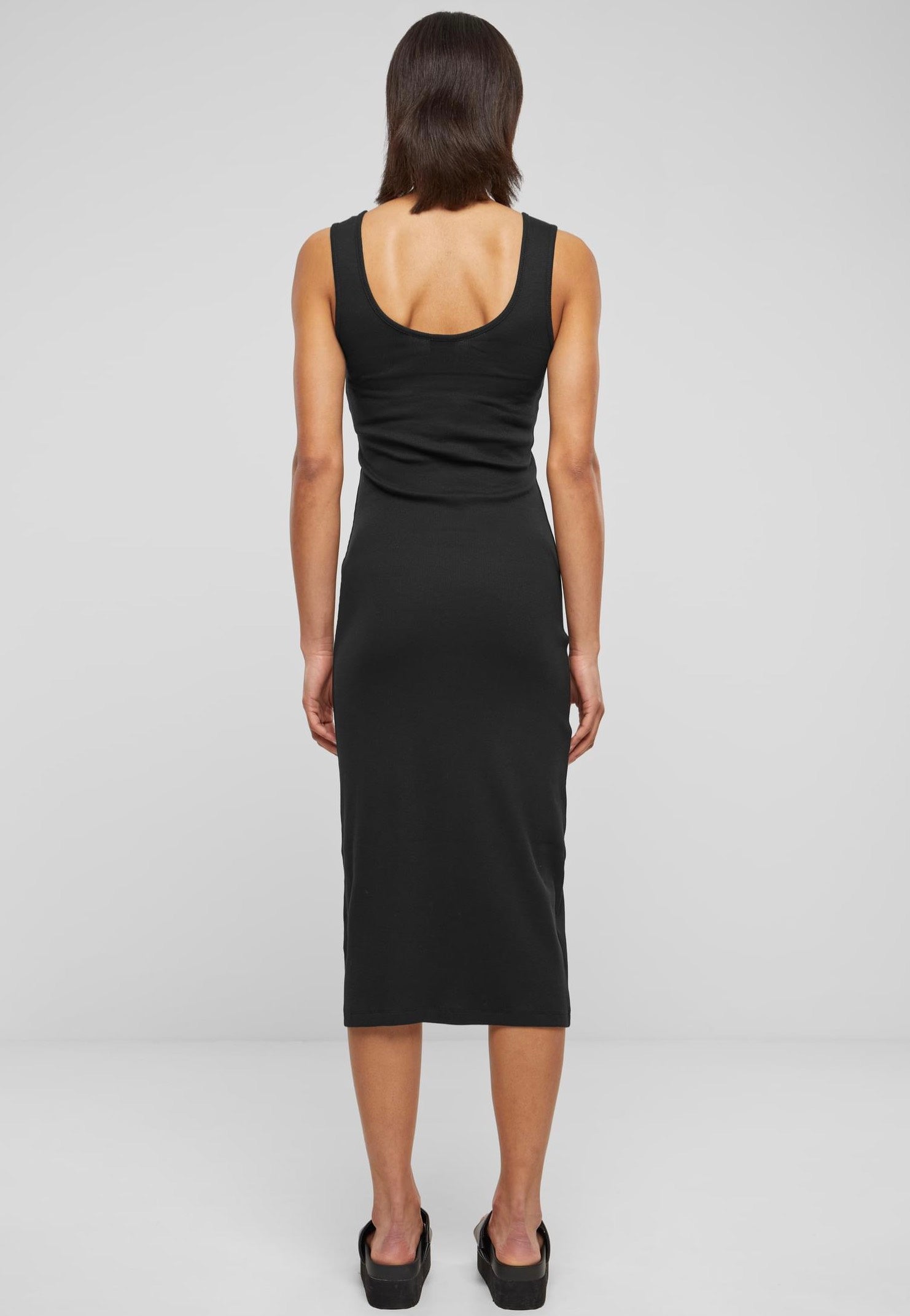 Urban Classics - Ladies Rib Top Black - Dress | Women-Image