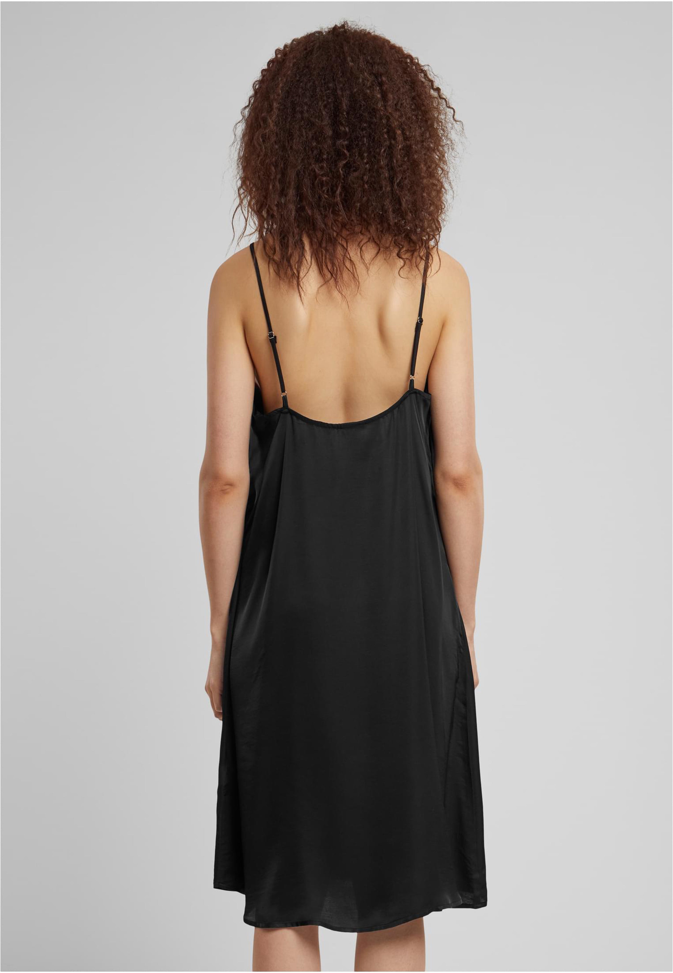 Urban Classics - Ladies Viscose Satin Slip Black - Dress | Women-Image