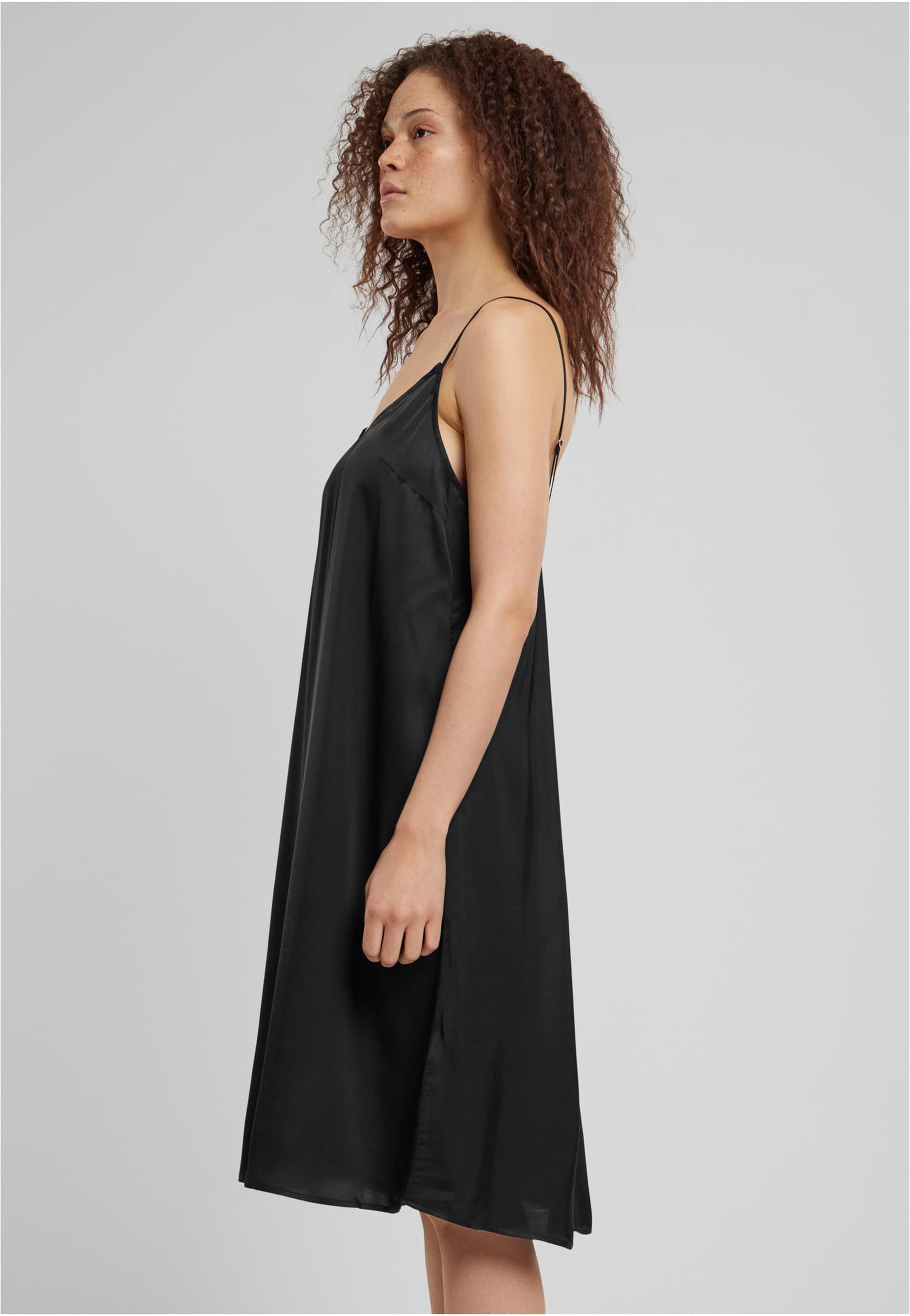 Urban Classics - Ladies Viscose Satin Slip Black - Dress | Women-Image