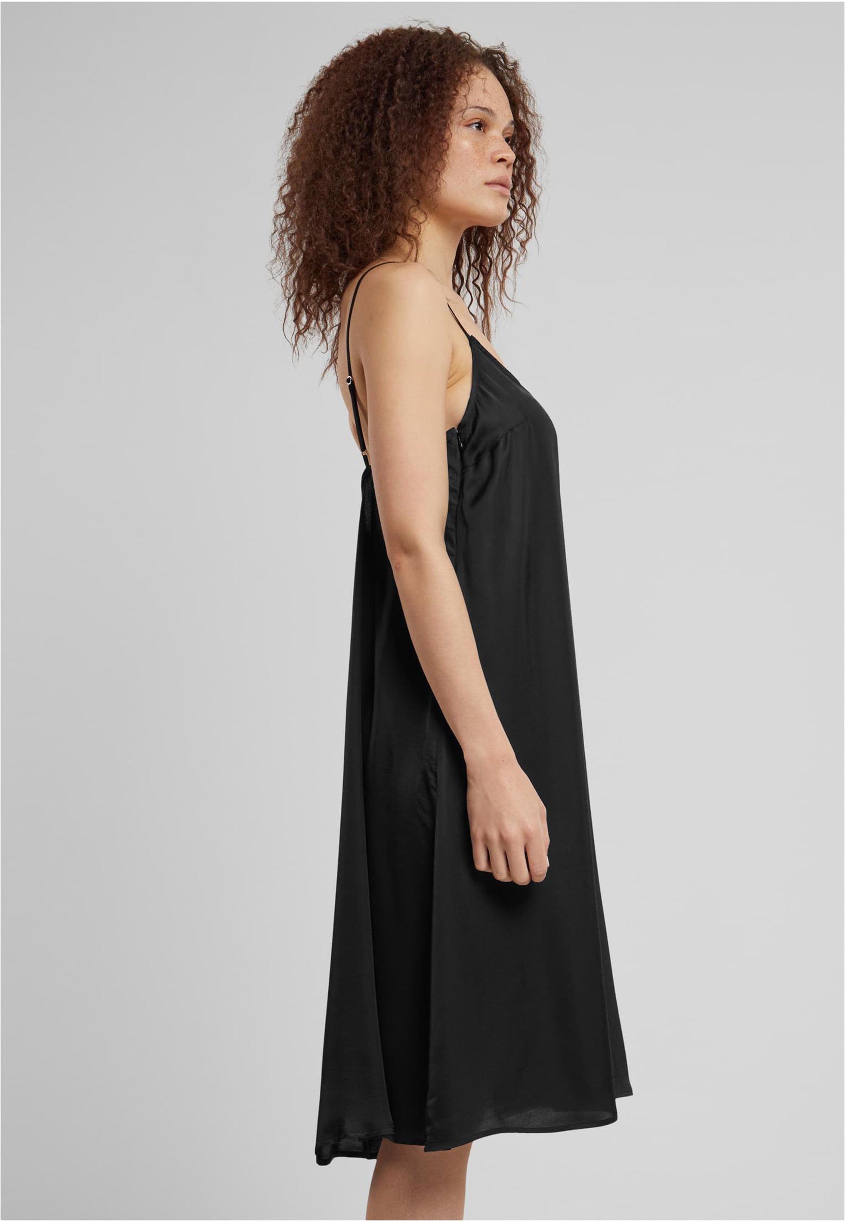 Urban Classics - Ladies Viscose Satin Slip Black - Dress | Women-Image