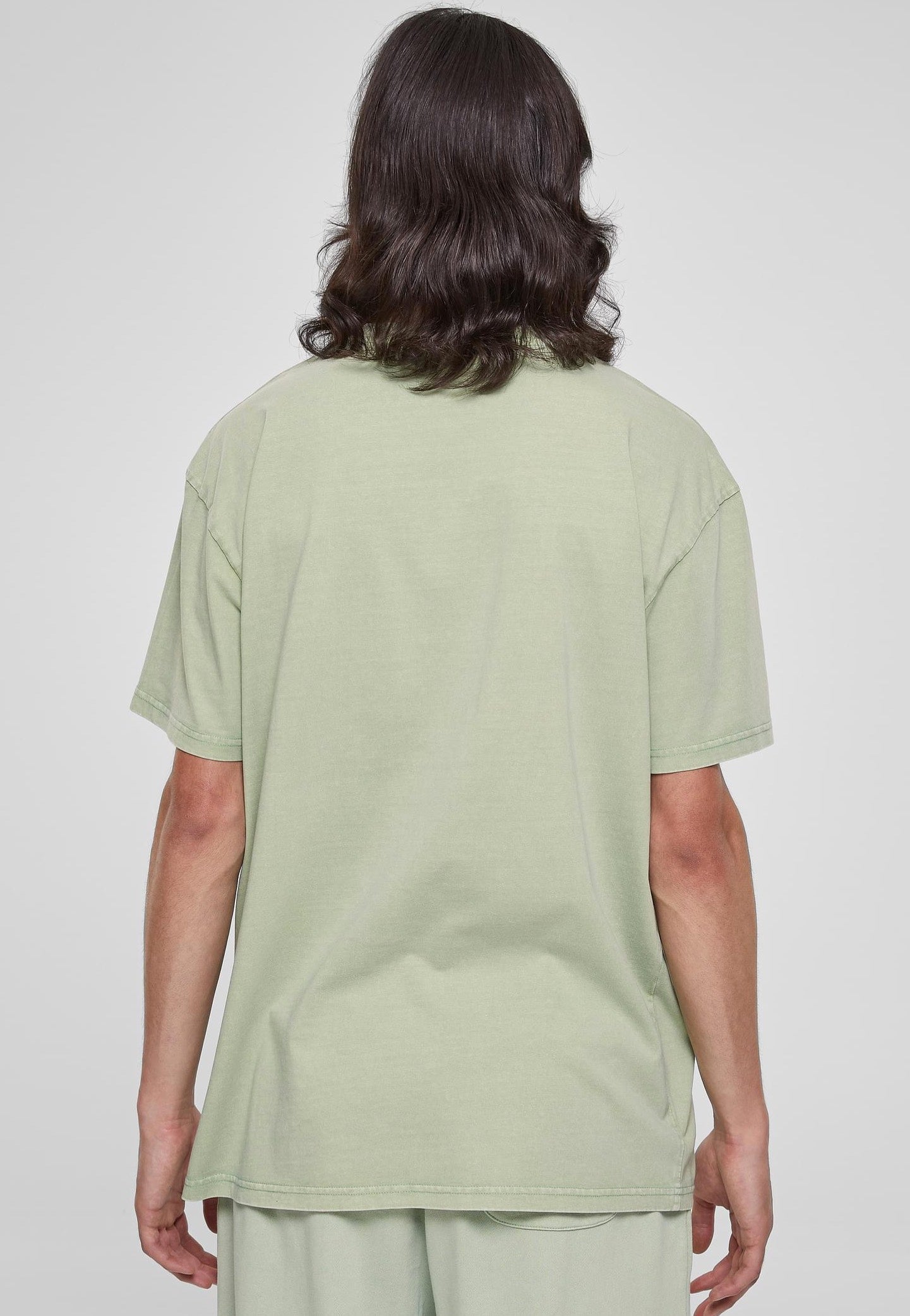 Urban Classics - Heavy Oversized Acid Wash Vintagegreen - T-Shirt | Men-Image