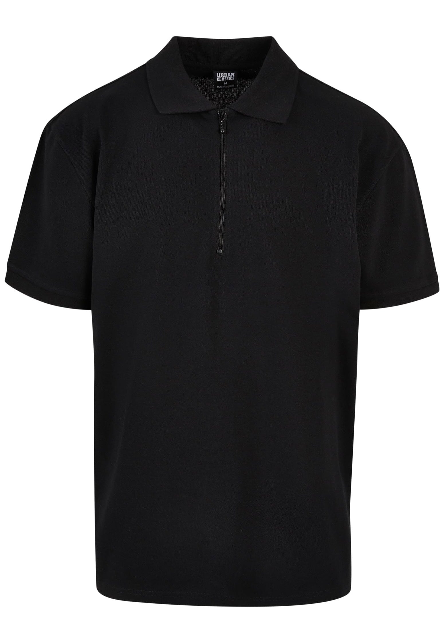 Urban Classics - Oversized Zip Black - Polo | Men-Image