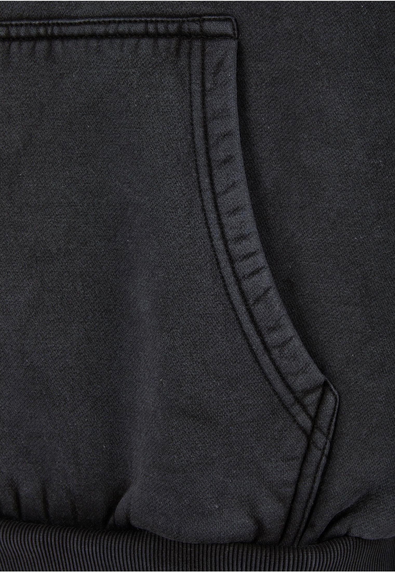 Urban Classics - Heavy Sand Washed Black - Hoodie | Men-Image